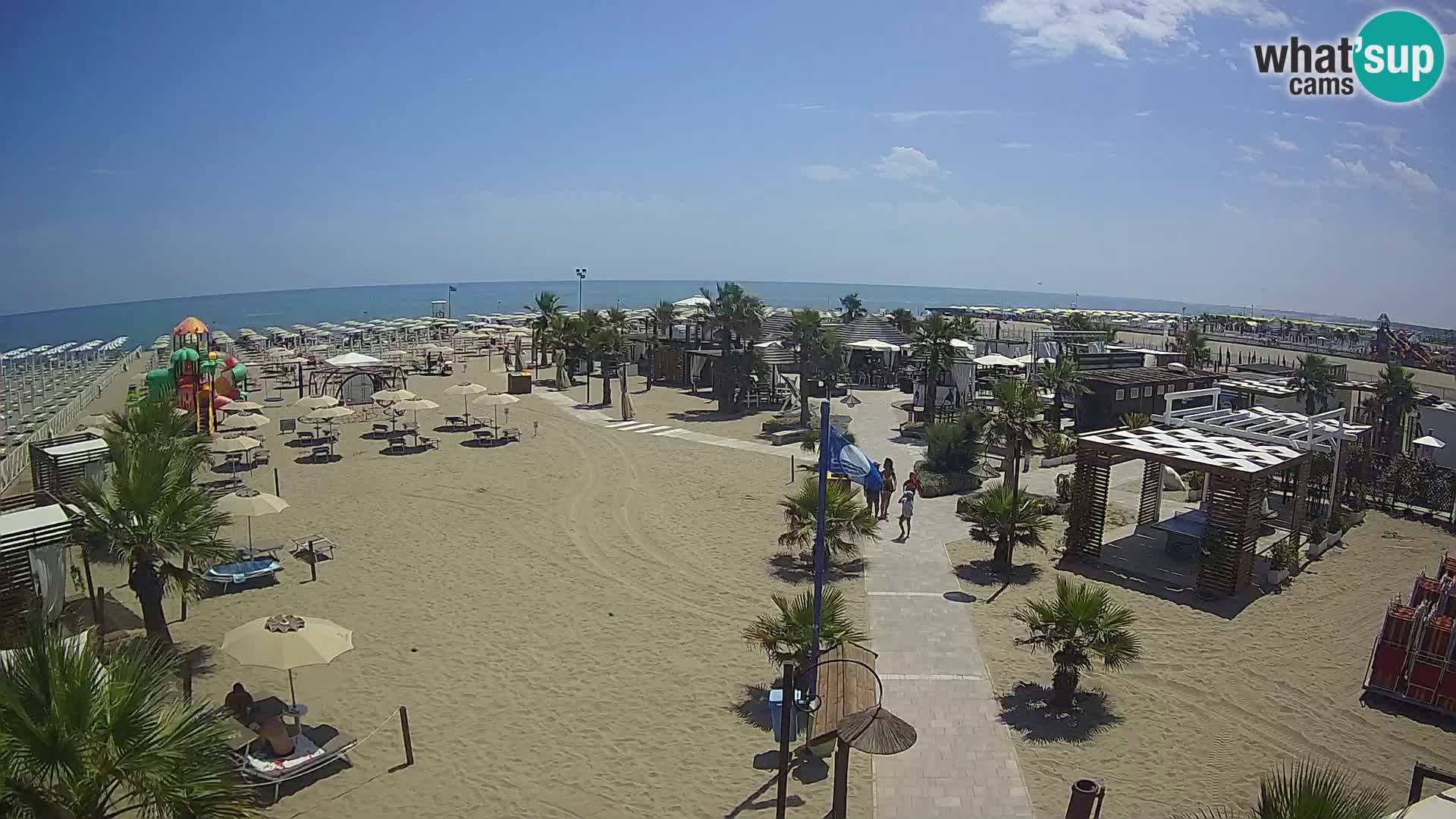 Bagno Primavera Beach – Piazzale Europa Rosolina Mare Strand webcam