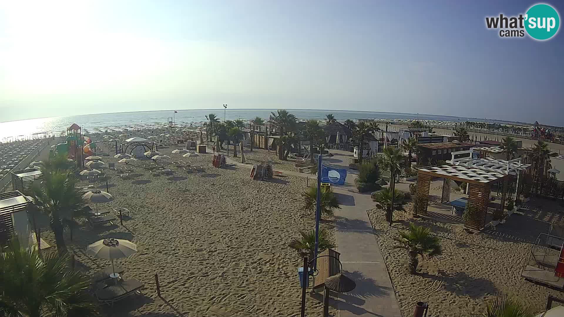 V živo Bagno Primavera Beach – Piazzale Europa Rosolina Mare webcam