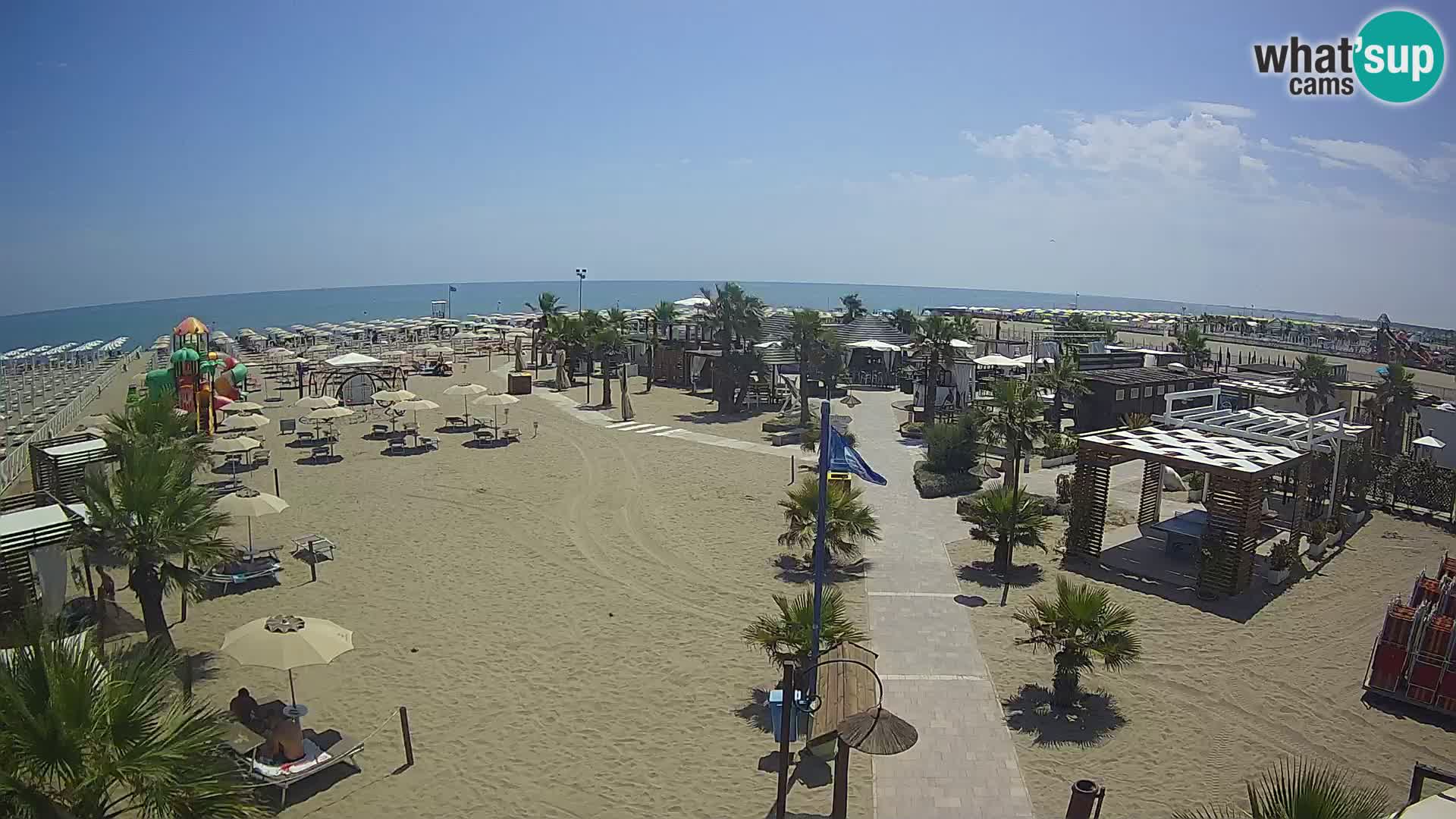 Bagno Primavera Beach – Piazzale Europa Rosolina Mare Strand webcam