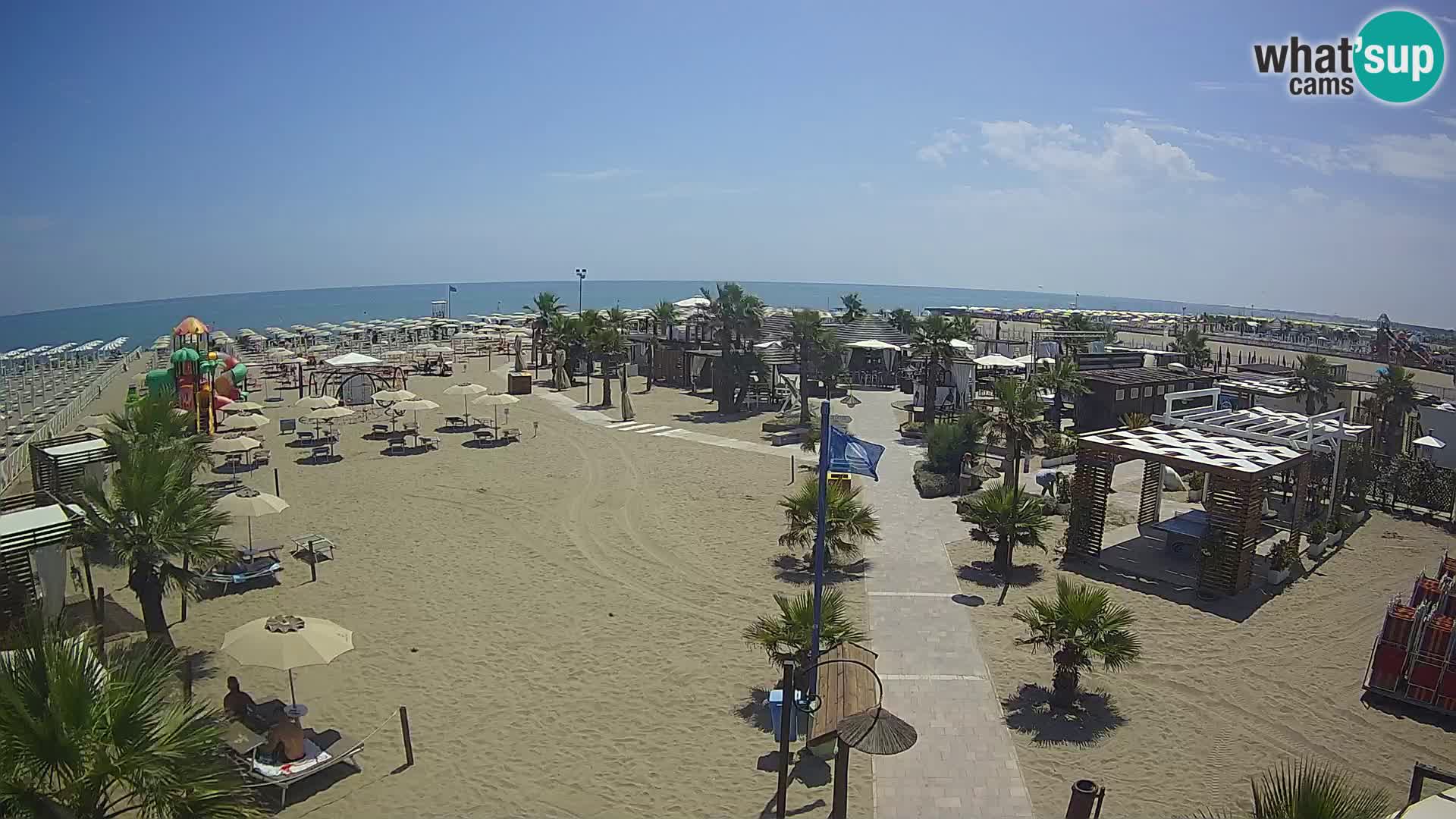 V živo Bagno Primavera Beach – Piazzale Europa Rosolina Mare webcam