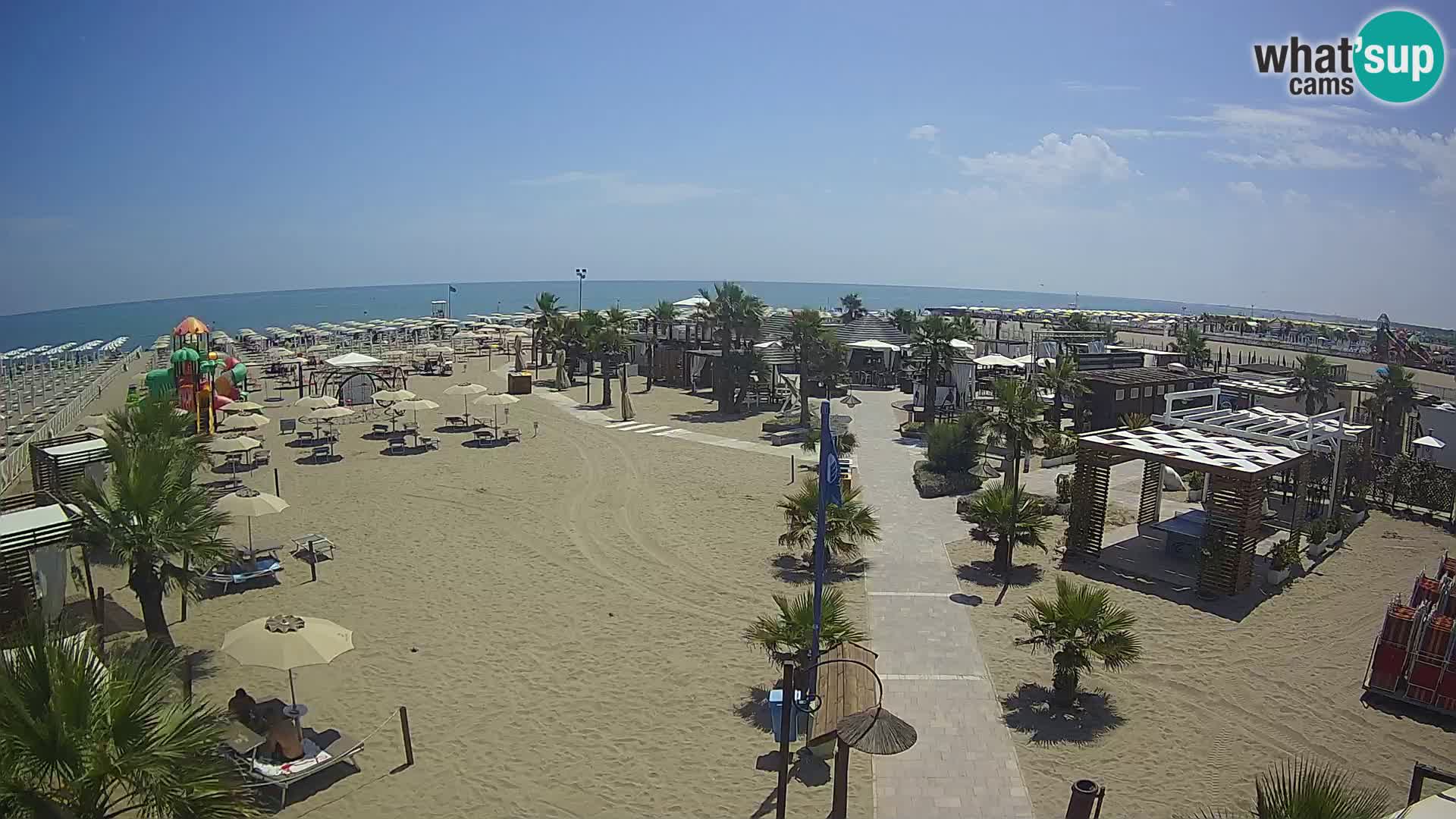 Bagno Primavera Beach – Piazzale Europa Rosolina Mare Strand webcam