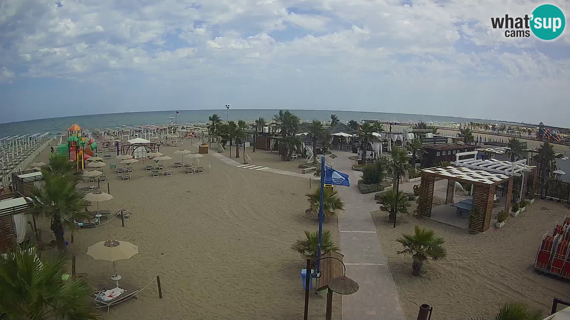 V živo Bagno Primavera Beach – Piazzale Europa Rosolina Mare webcam