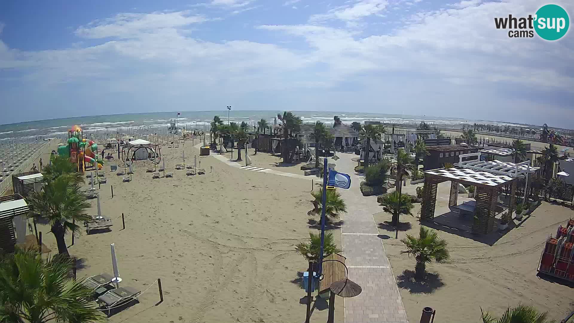 V živo Bagno Primavera Beach – Piazzale Europa Rosolina Mare webcam