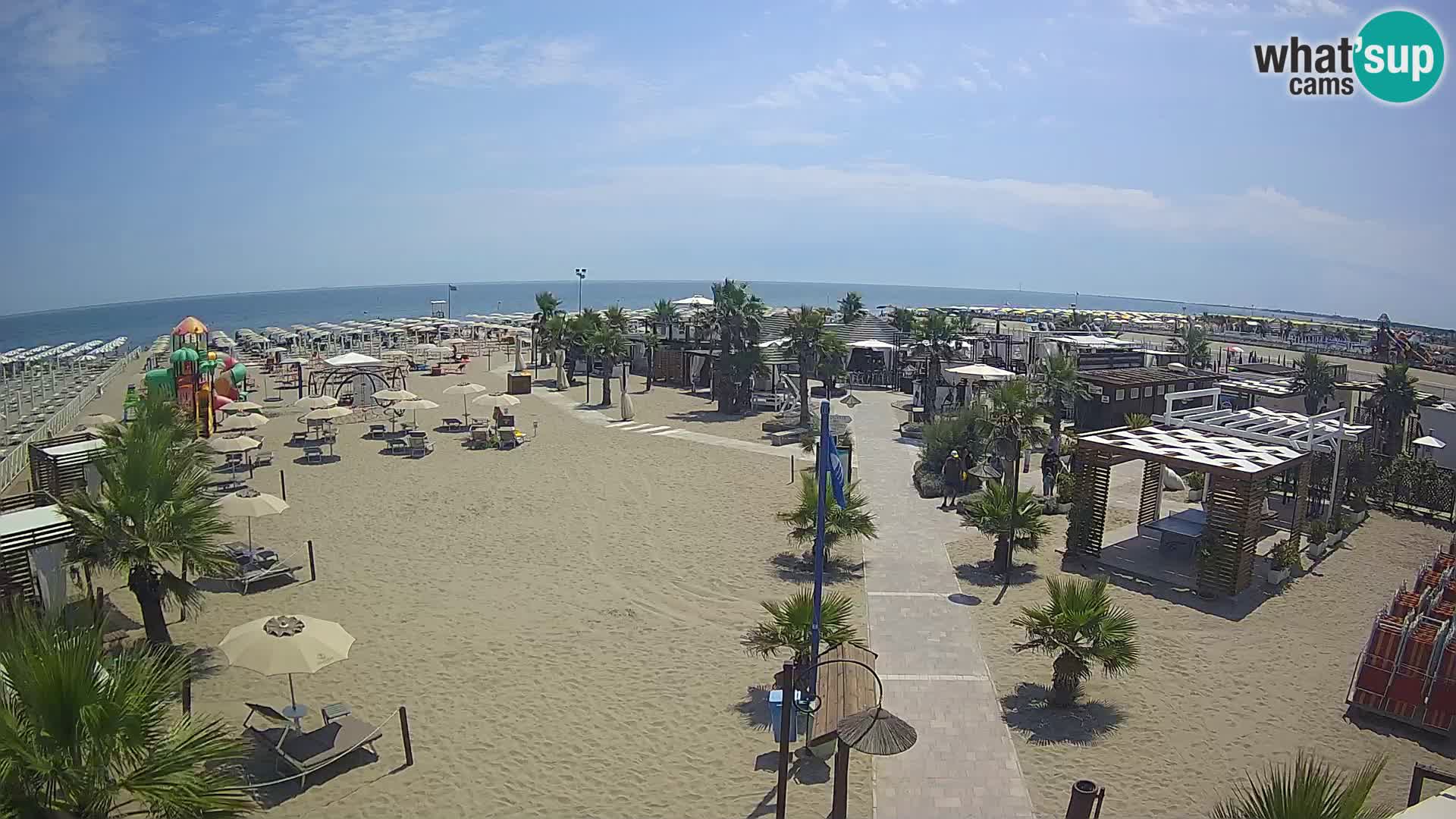 V živo Bagno Primavera Beach – Piazzale Europa Rosolina Mare webcam