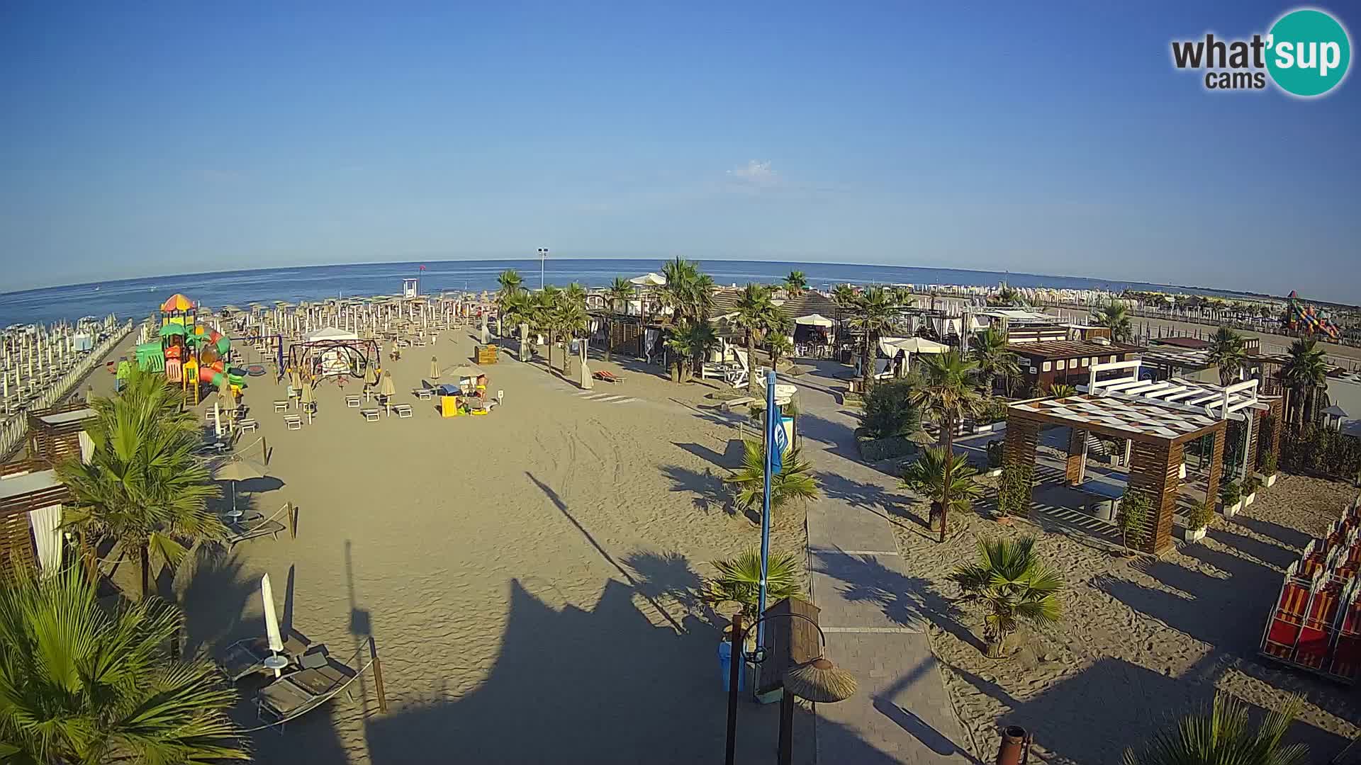 Bagno Primavera Beach – Piazzale Europa Rosolina Mare Strand webcam
