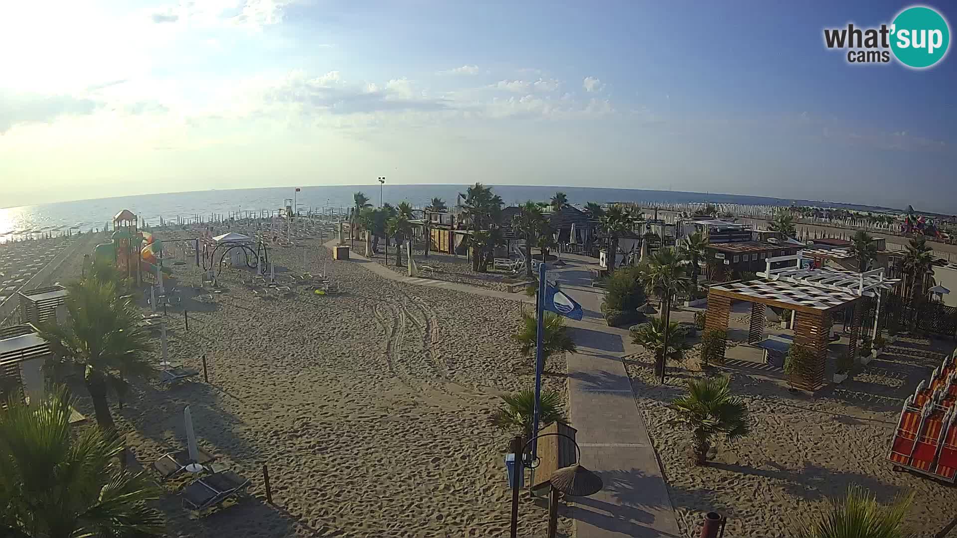 Bagno Primavera Beach – Piazzale Europa Rosolina Mare Strand webcam