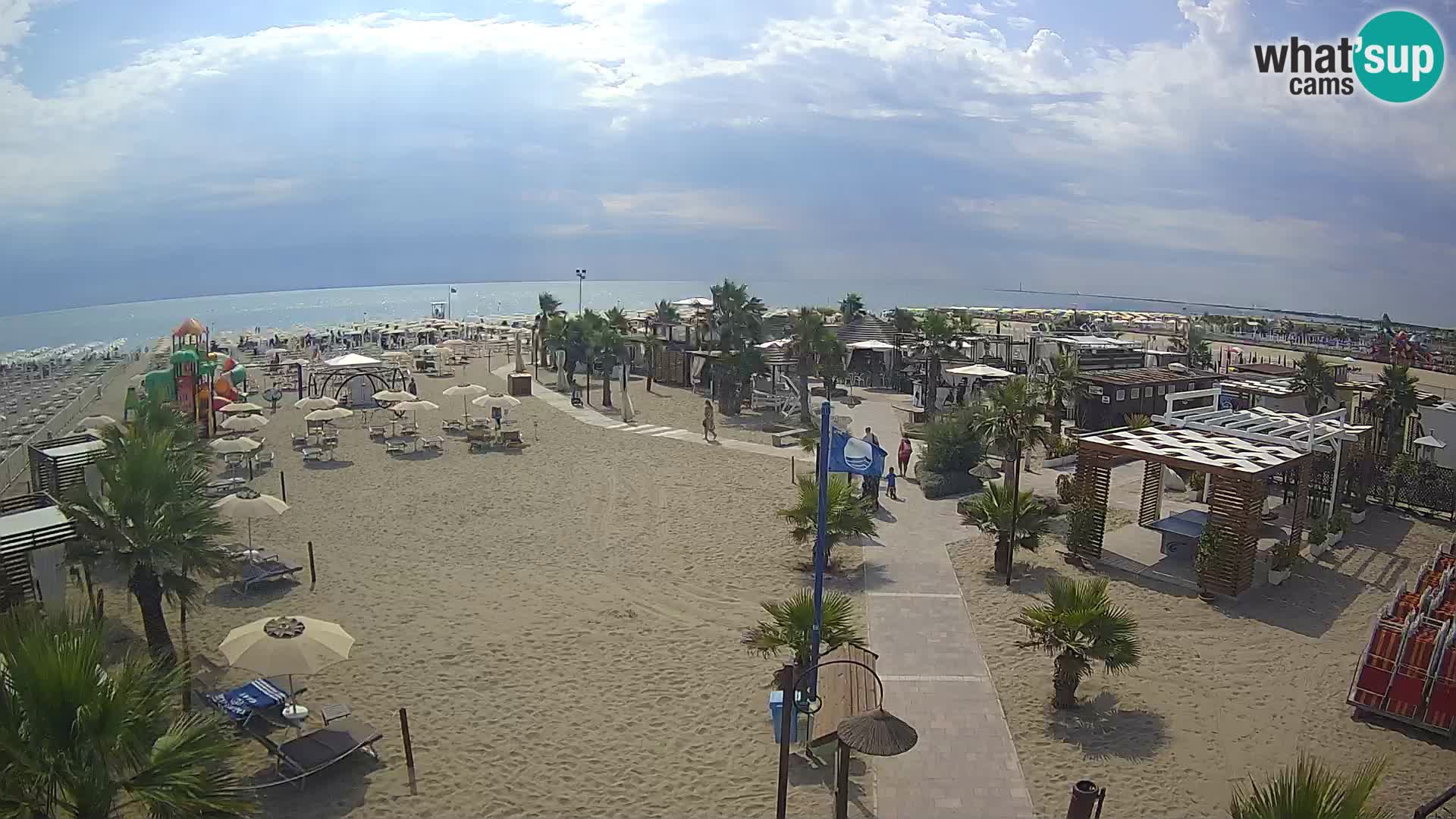 Bagno Primavera Beach – Piazzale Europa Rosolina Mare Strand webcam