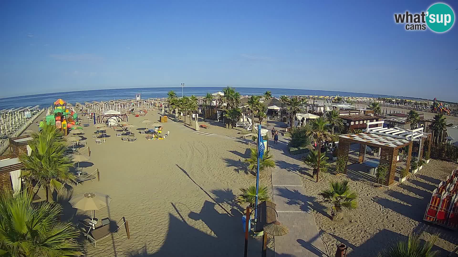 Bagno Primavera Beach – Piazzale Europa Rosolina Mare Strand webcam