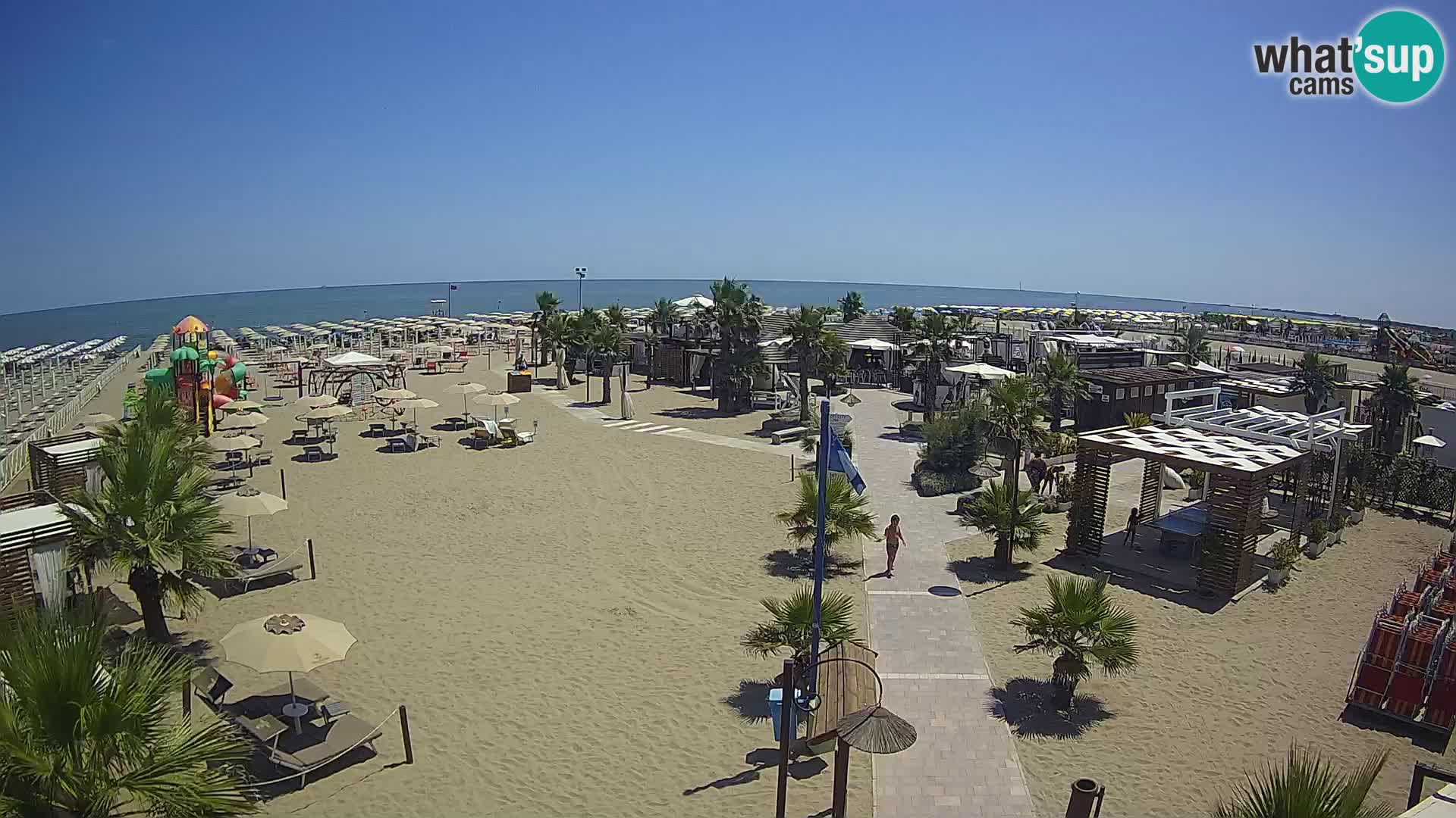 Bagno Primavera Beach – Piazzale Europa Rosolina Mare Strand webcam