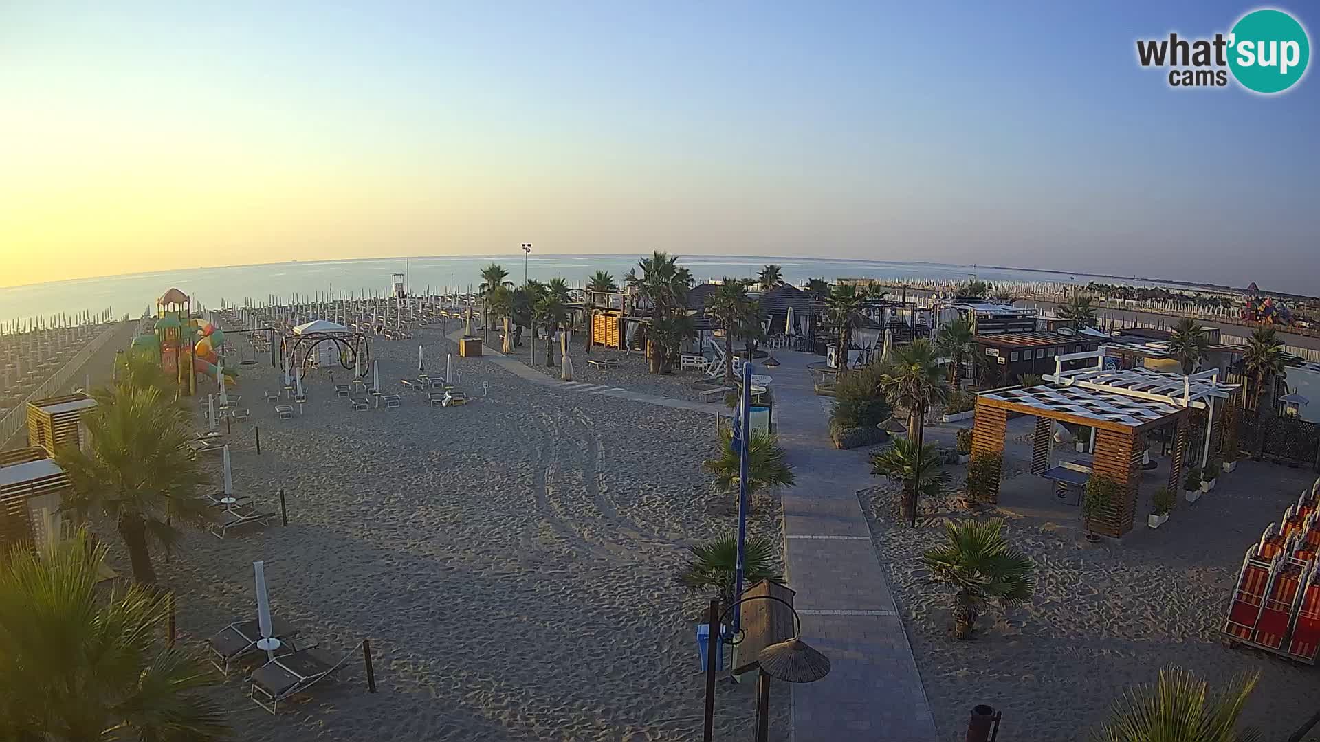 Bagno Primavera Beach – Piazzale Europa Rosolina Mare Strand webcam