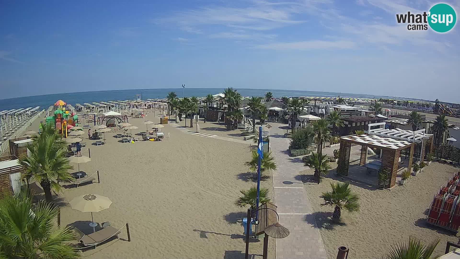 Bagno Primavera Beach – Piazzale Europa Rosolina Mare Strand webcam