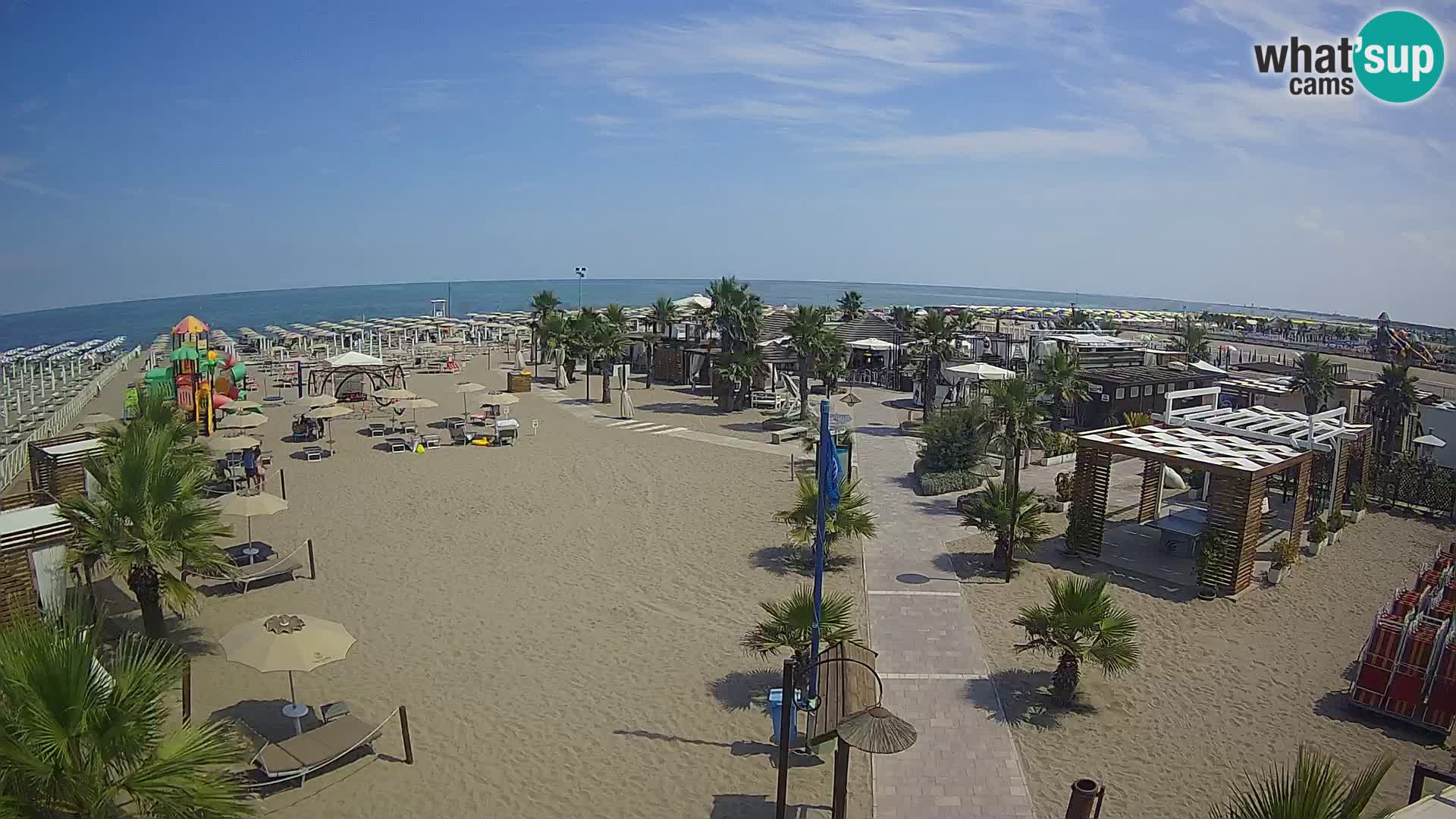 V živo Bagno Primavera Beach – Piazzale Europa Rosolina Mare webcam