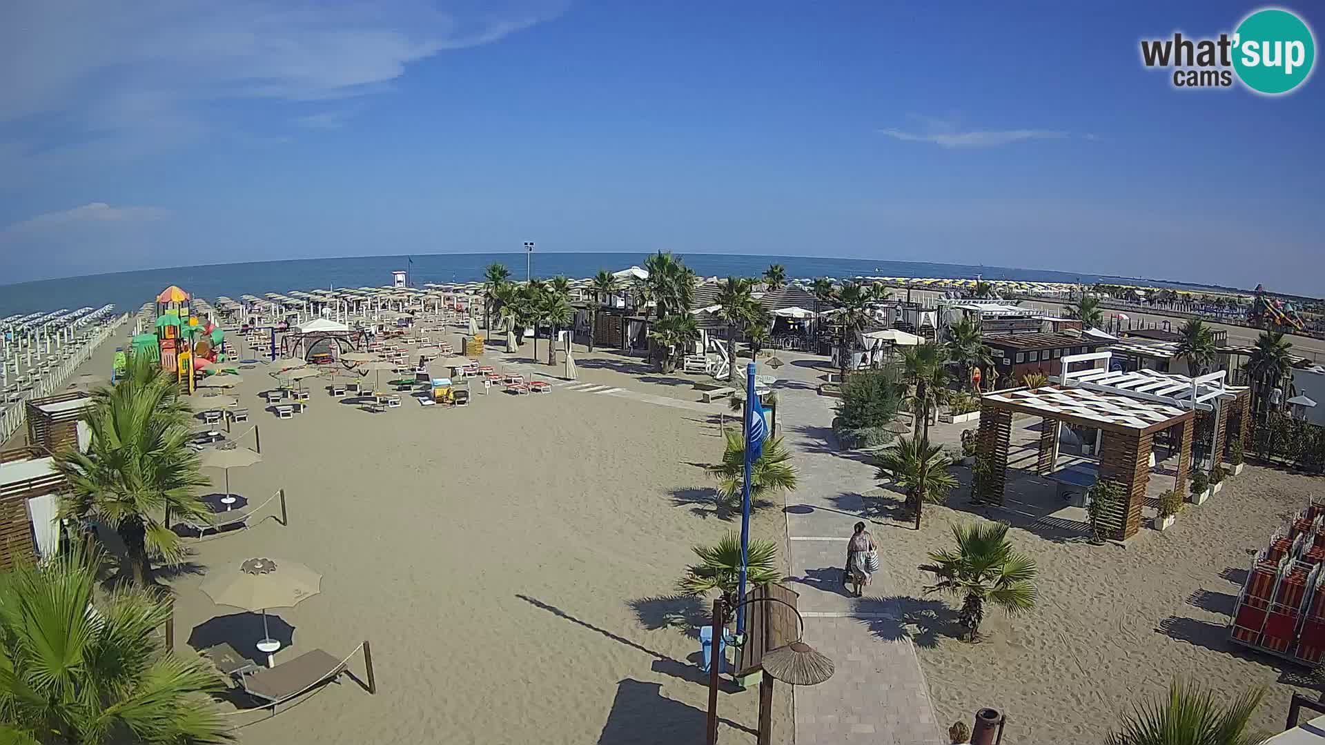 V živo Bagno Primavera Beach – Piazzale Europa Rosolina Mare webcam