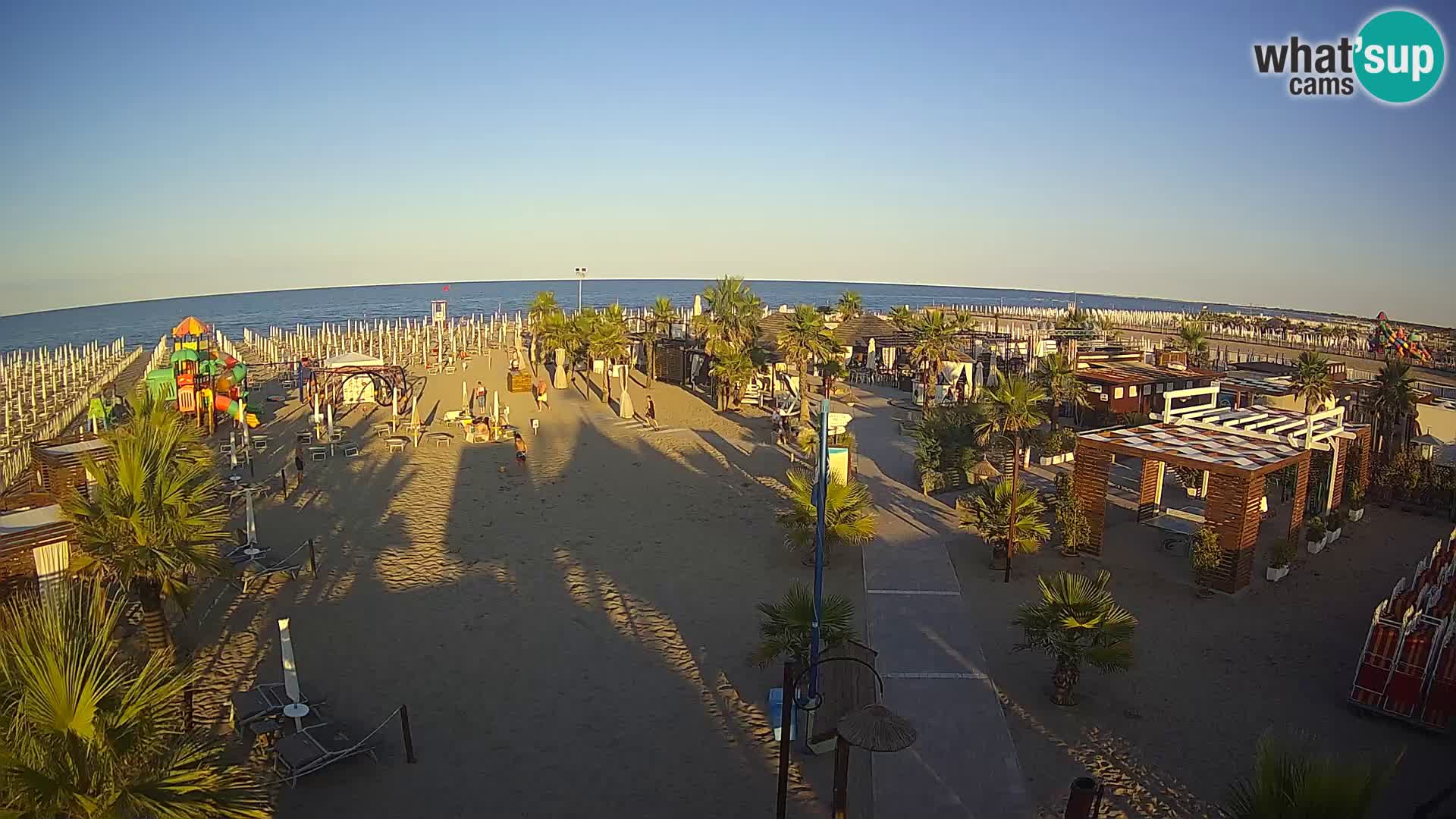 V živo Bagno Primavera Beach – Piazzale Europa Rosolina Mare webcam