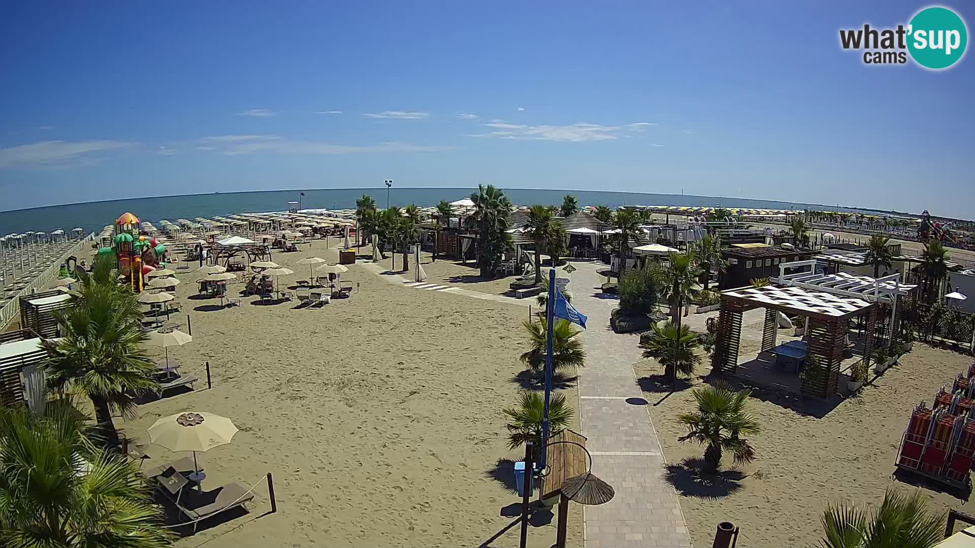 V živo Bagno Primavera Beach – Piazzale Europa Rosolina Mare webcam