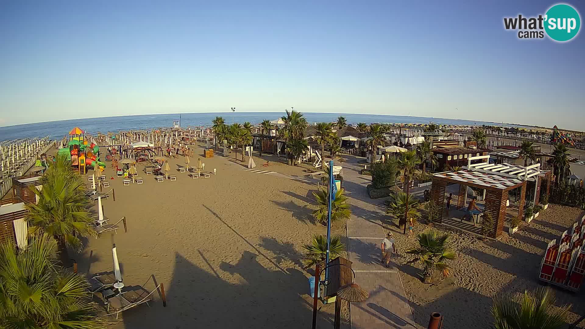V živo Bagno Primavera Beach – Piazzale Europa Rosolina Mare webcam