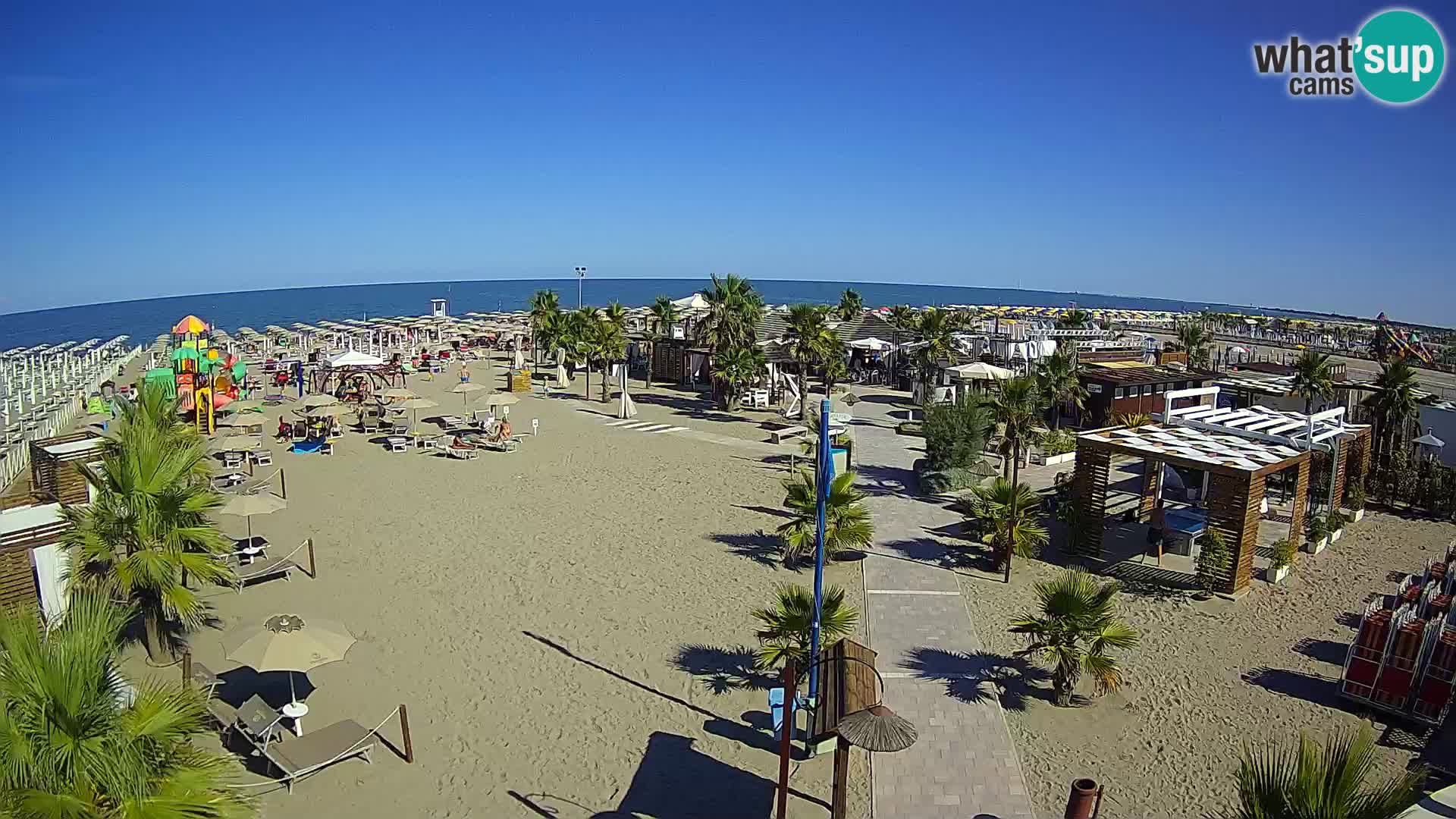 V živo Bagno Primavera Beach – Piazzale Europa Rosolina Mare webcam