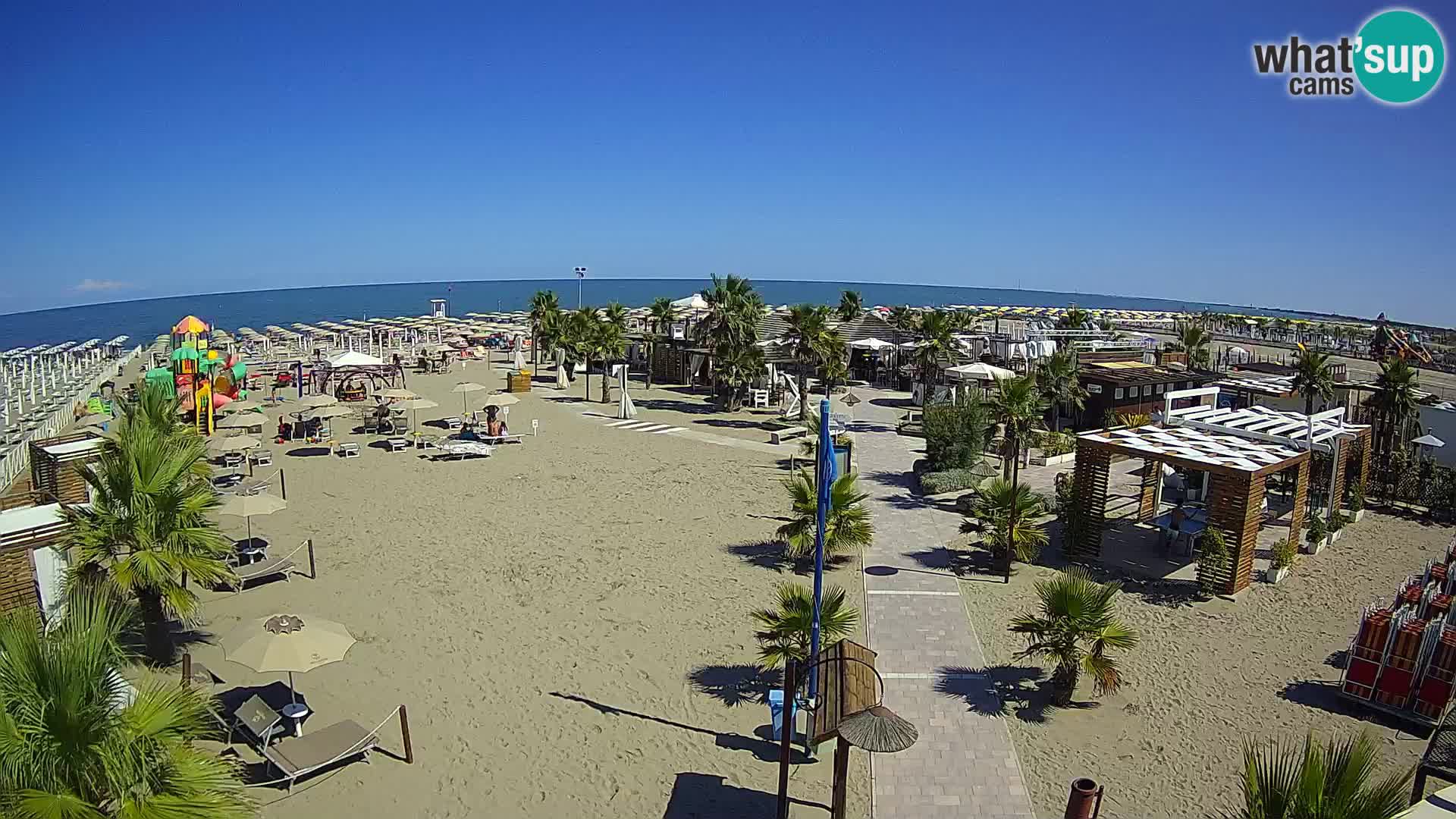 V živo Bagno Primavera Beach – Piazzale Europa Rosolina Mare webcam