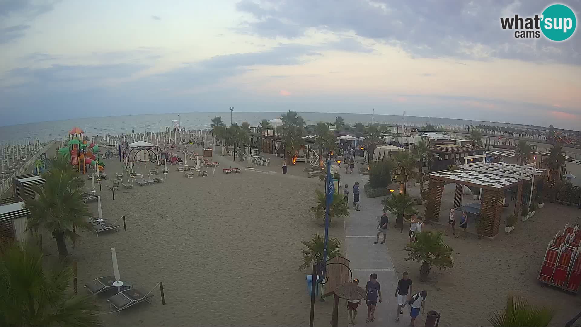 V živo Bagno Primavera Beach – Piazzale Europa Rosolina Mare webcam