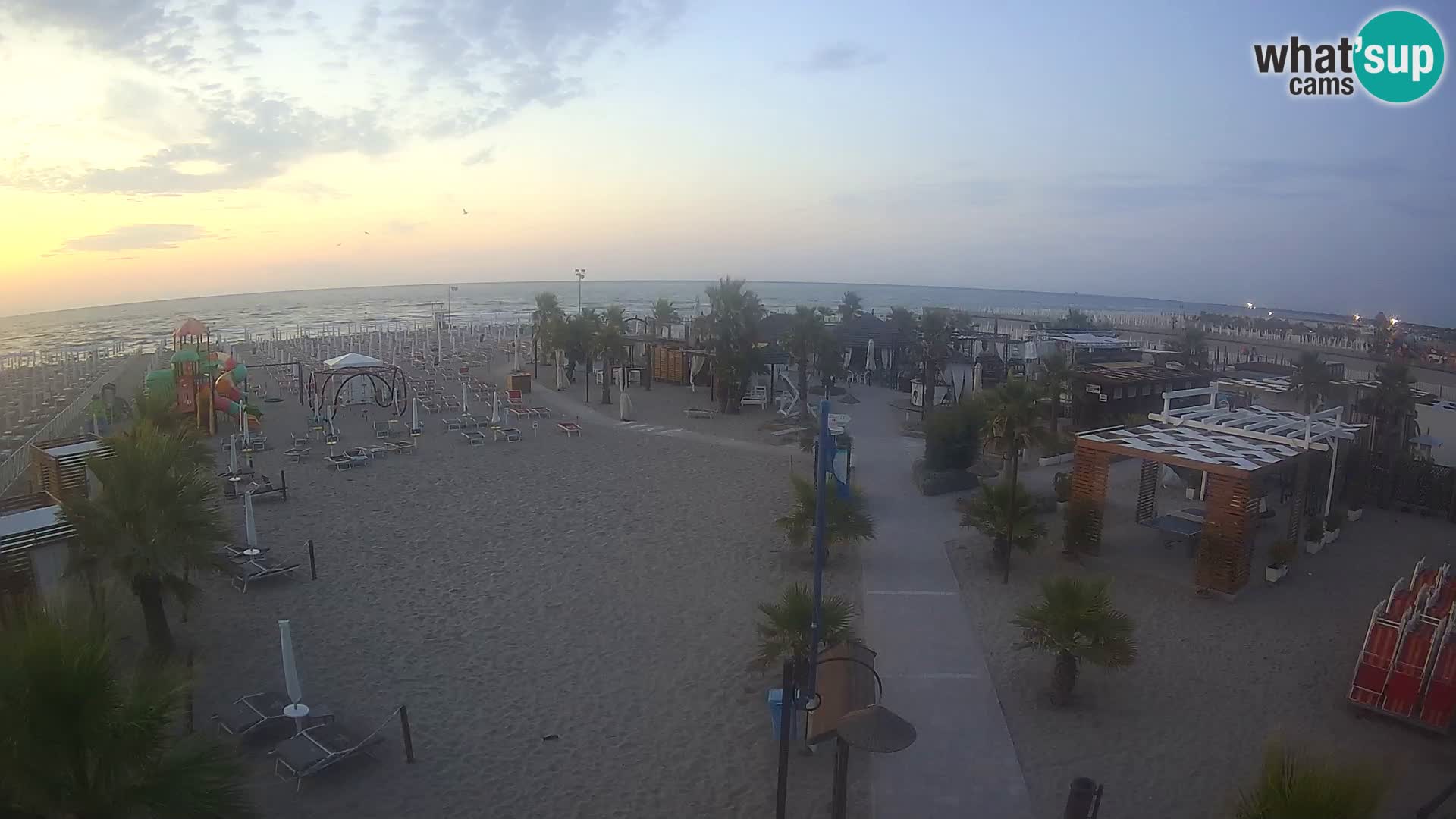 V živo Bagno Primavera Beach – Piazzale Europa Rosolina Mare webcam