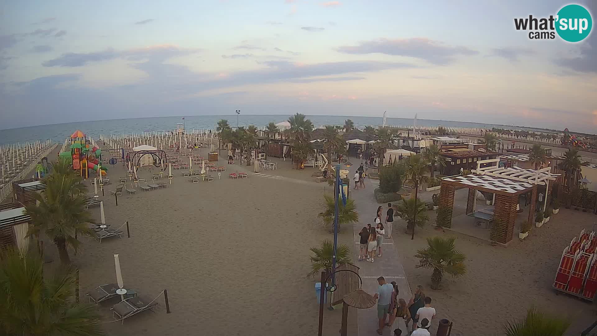 V živo Bagno Primavera Beach – Piazzale Europa Rosolina Mare webcam