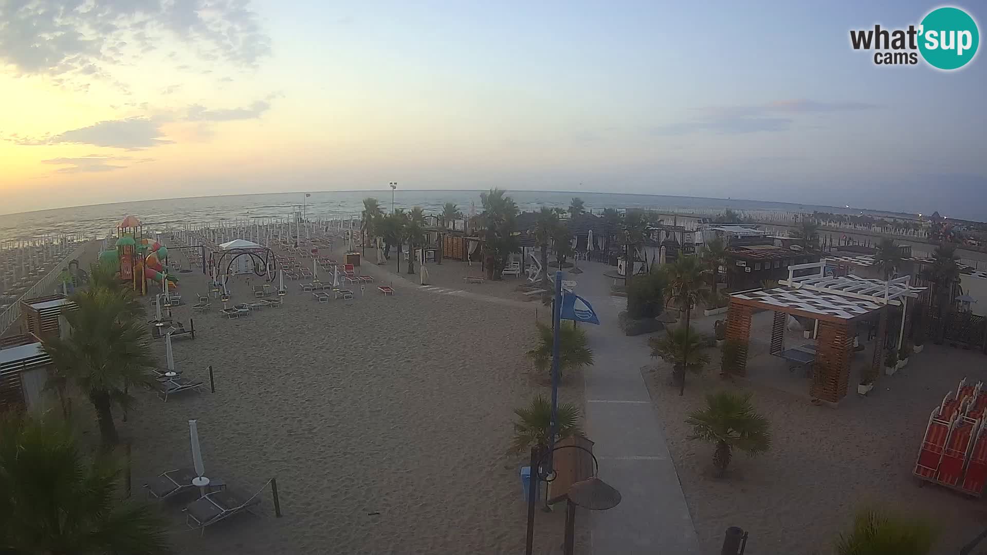 Bagno Primavera Beach – Piazzale Europa Rosolina Mare Strand webcam