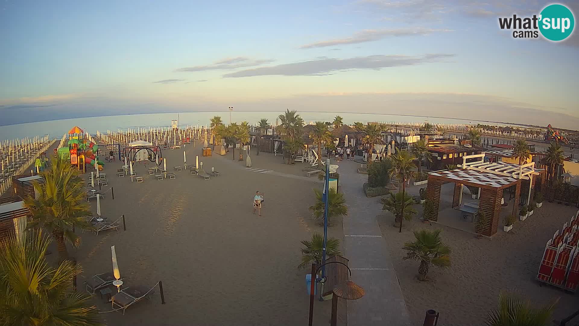V živo Bagno Primavera Beach – Piazzale Europa Rosolina Mare webcam