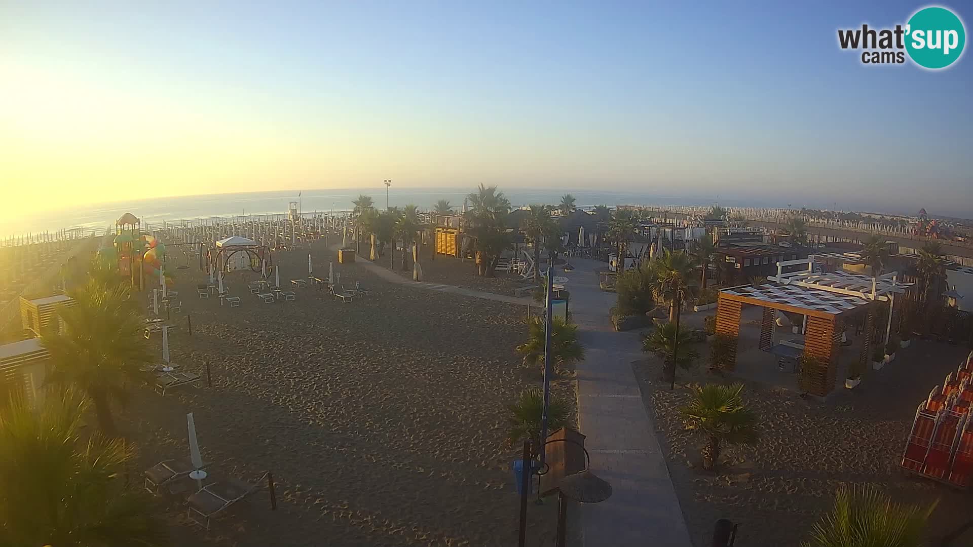 Bagno Primavera Beach – Piazzale Europa Rosolina Mare Strand webcam