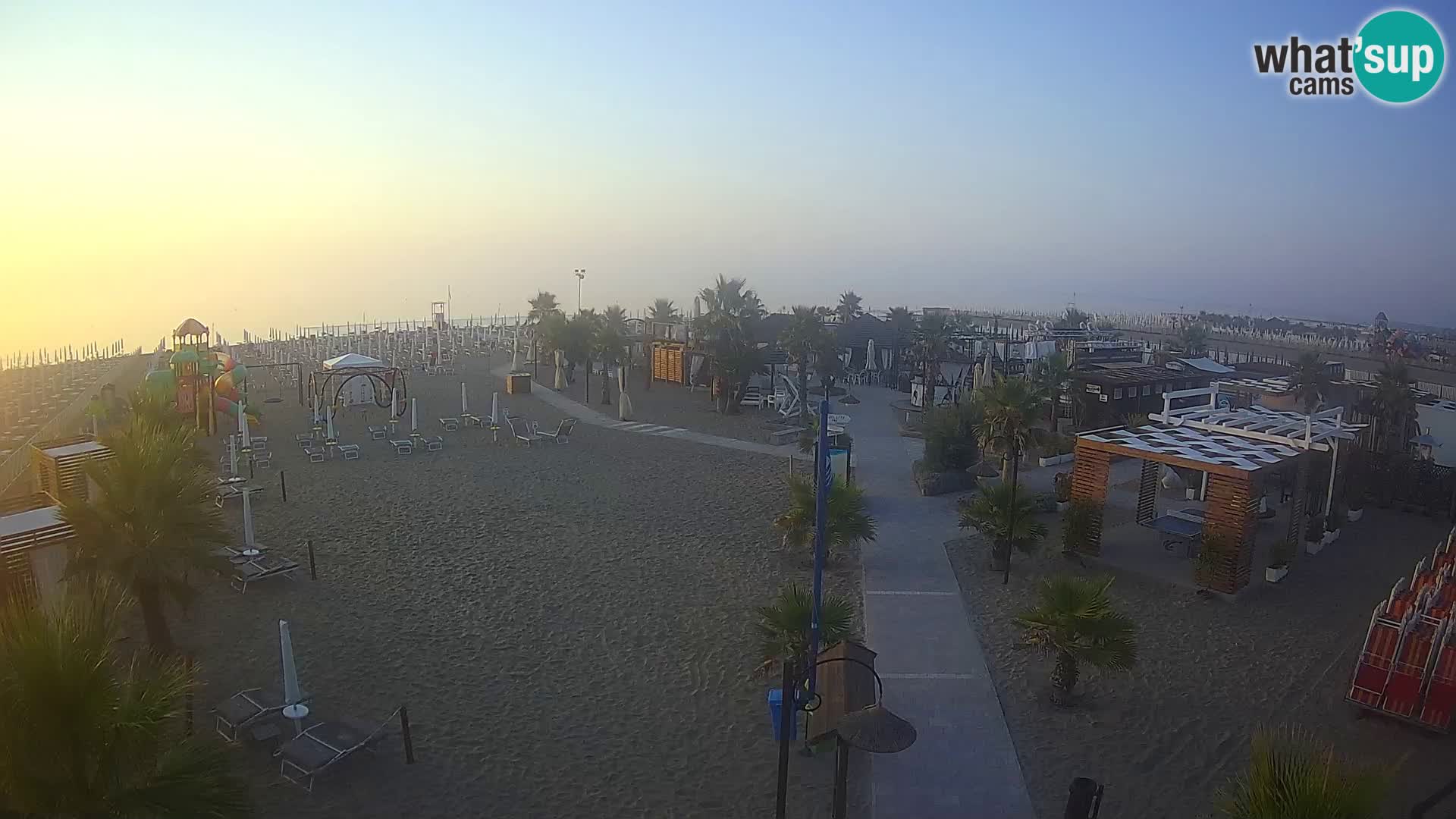Bagno Primavera Beach – Piazzale Europa Rosolina Mare Strand webcam