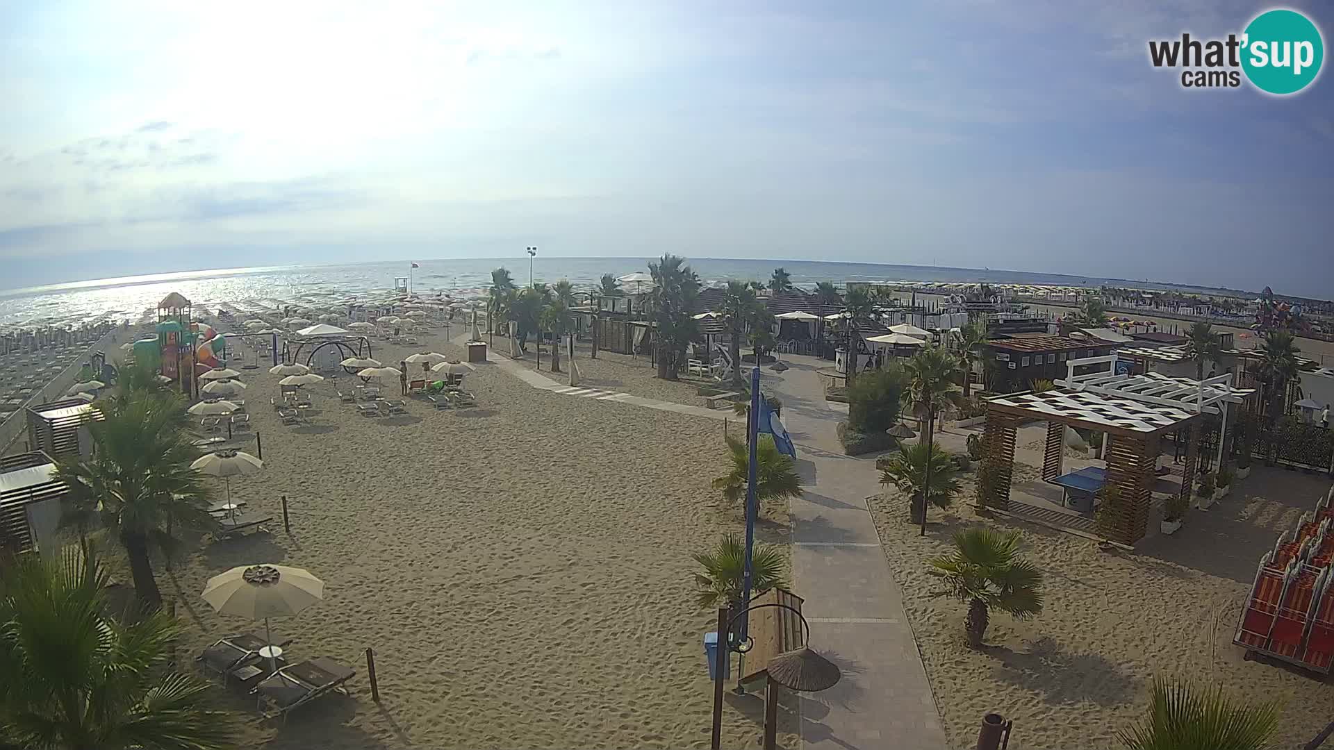 Bagno Primavera Beach – Piazzale Europa Rosolina Mare Strand webcam