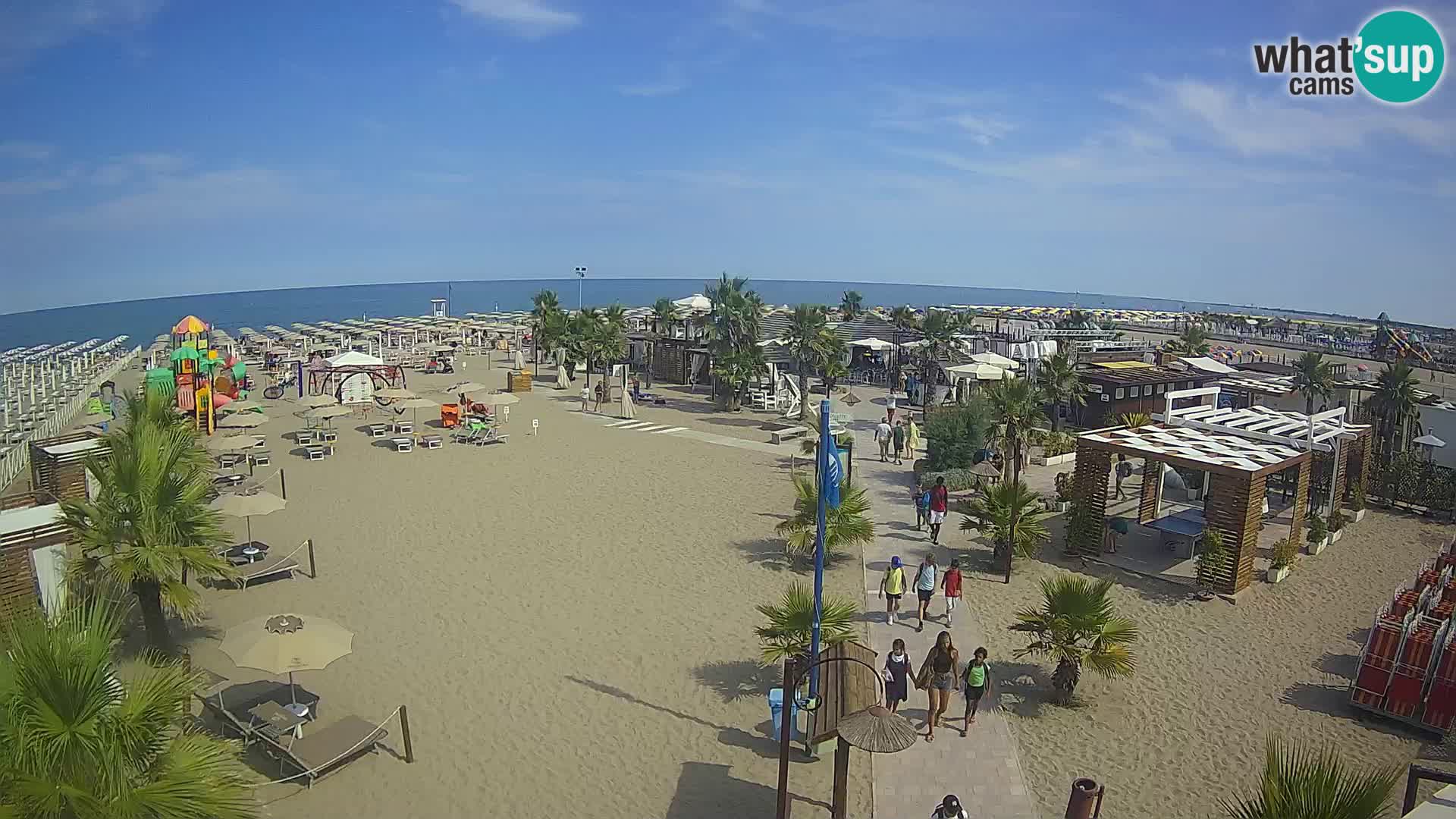 V živo Bagno Primavera Beach – Piazzale Europa Rosolina Mare webcam
