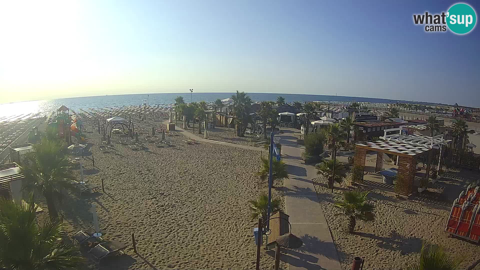 Bagno Primavera Beach – Piazzale Europa Rosolina Mare Strand webcam