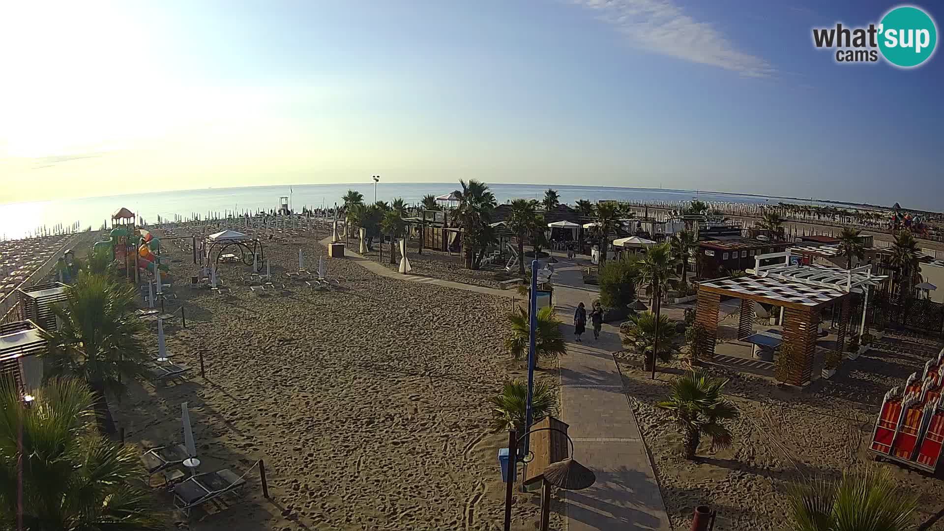 V živo Bagno Primavera Beach – Piazzale Europa Rosolina Mare webcam