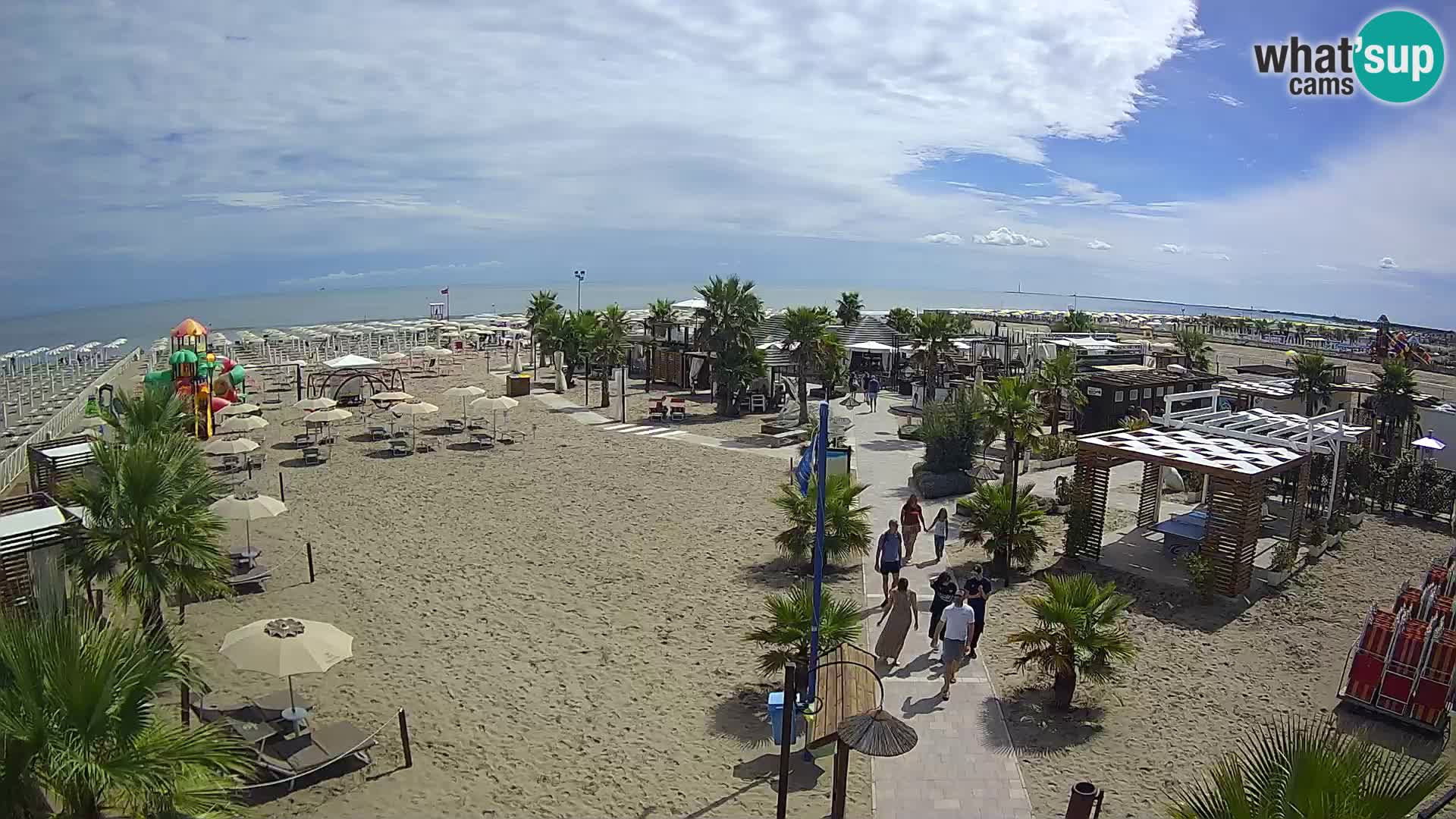 V živo Bagno Primavera Beach – Piazzale Europa Rosolina Mare webcam
