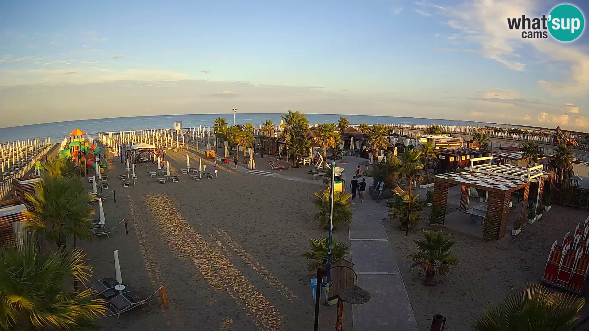 Bagno Primavera Beach – Piazzale Europa Rosolina Mare Strand webcam