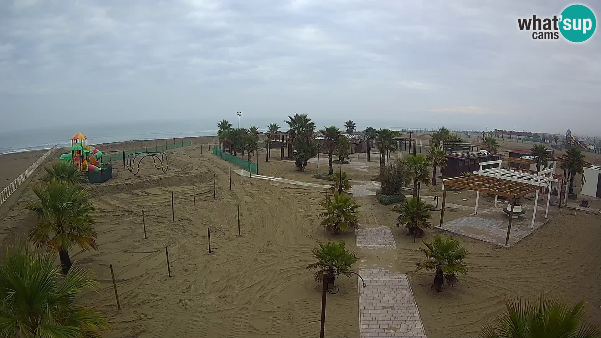 Bagno Primavera Beach – Piazzale Europa Rosolina Mare Strand webcam
