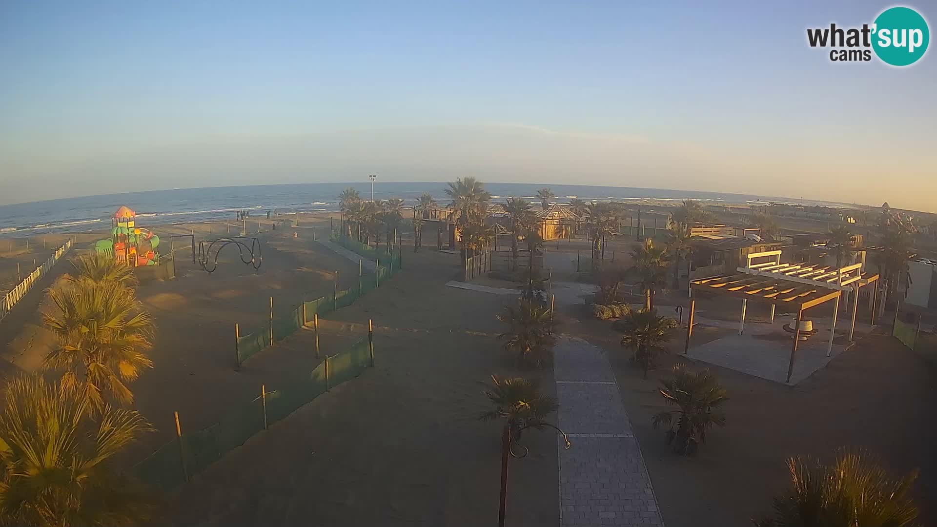 V živo Bagno Primavera Beach – Piazzale Europa Rosolina Mare webcam