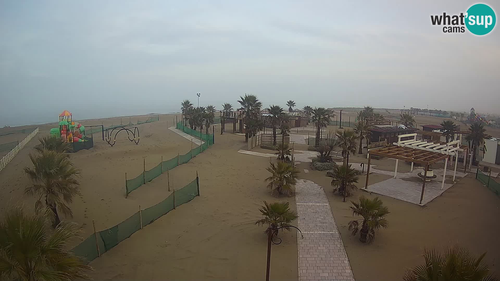 Bagno Primavera Beach – Piazzale Europa Rosolina Mare Strand webcam
