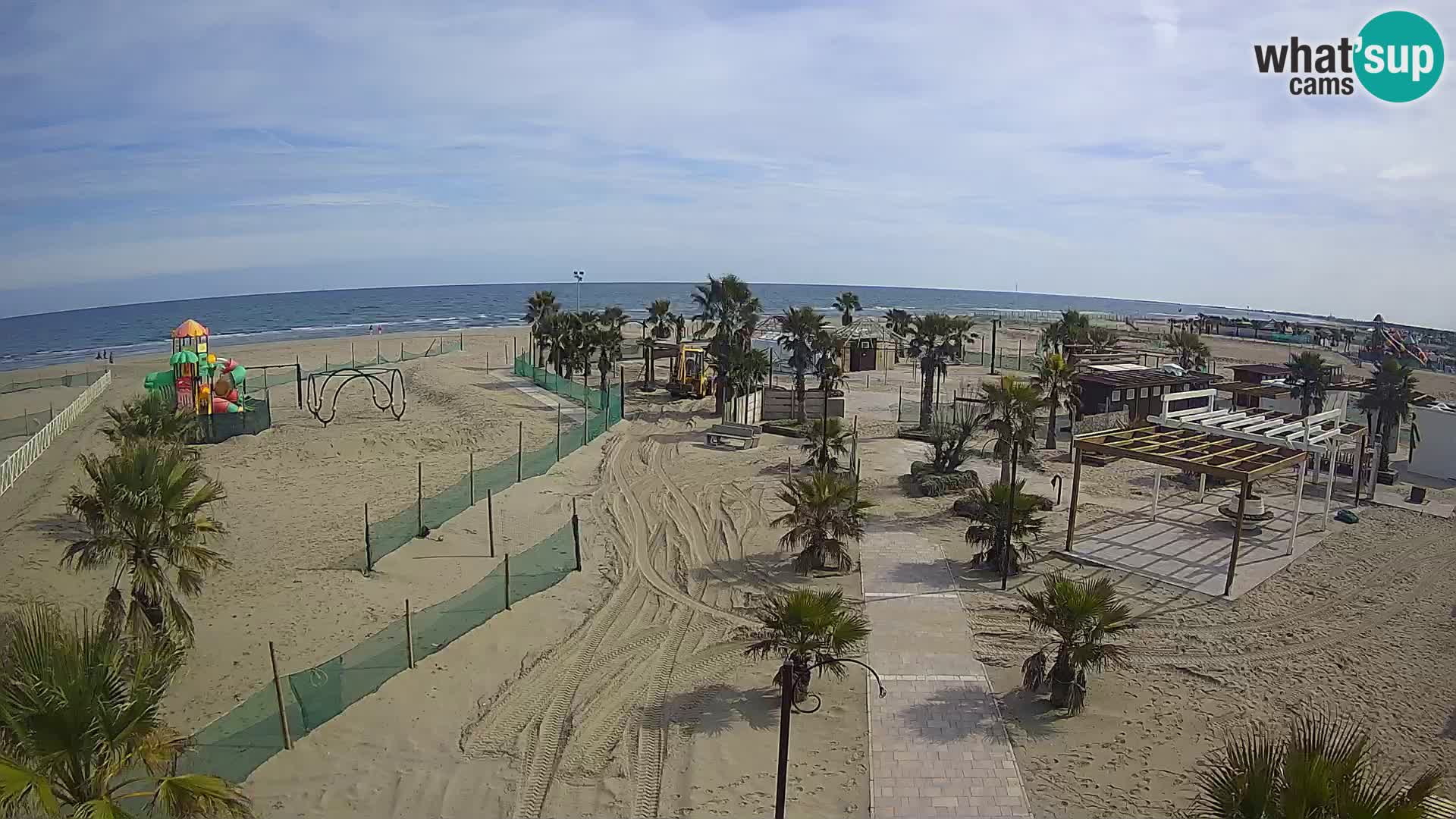 V živo Bagno Primavera Beach – Piazzale Europa Rosolina Mare webcam