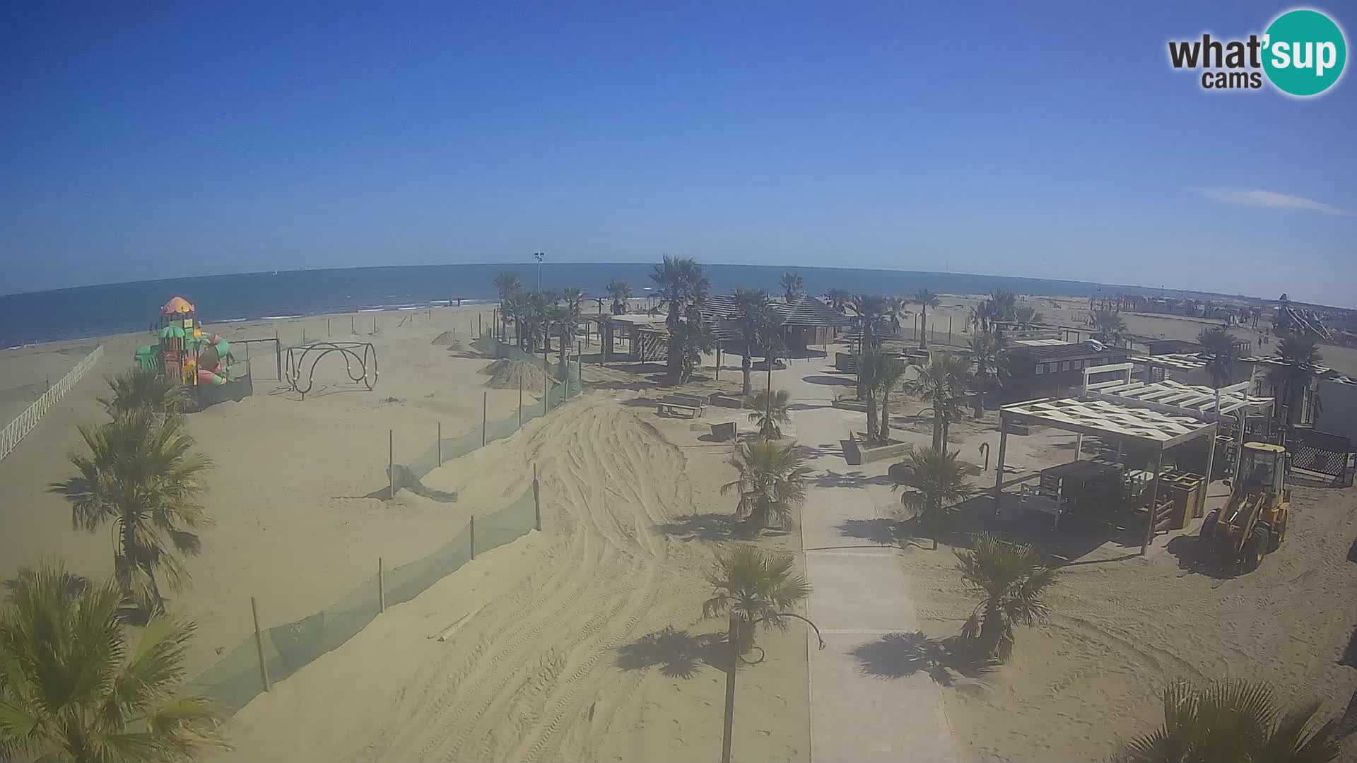 Bagno Primavera Beach – Piazzale Europa Rosolina Mare Strand webcam