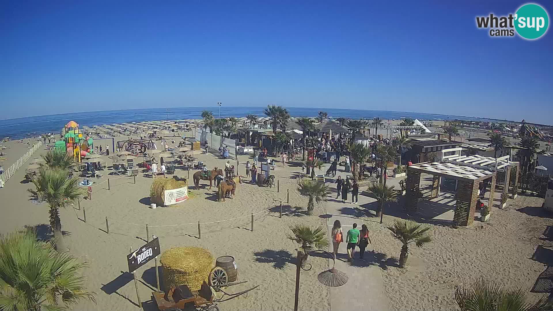 Bagno Primavera Beach – Piazzale Europa Rosolina Mare Strand webcam