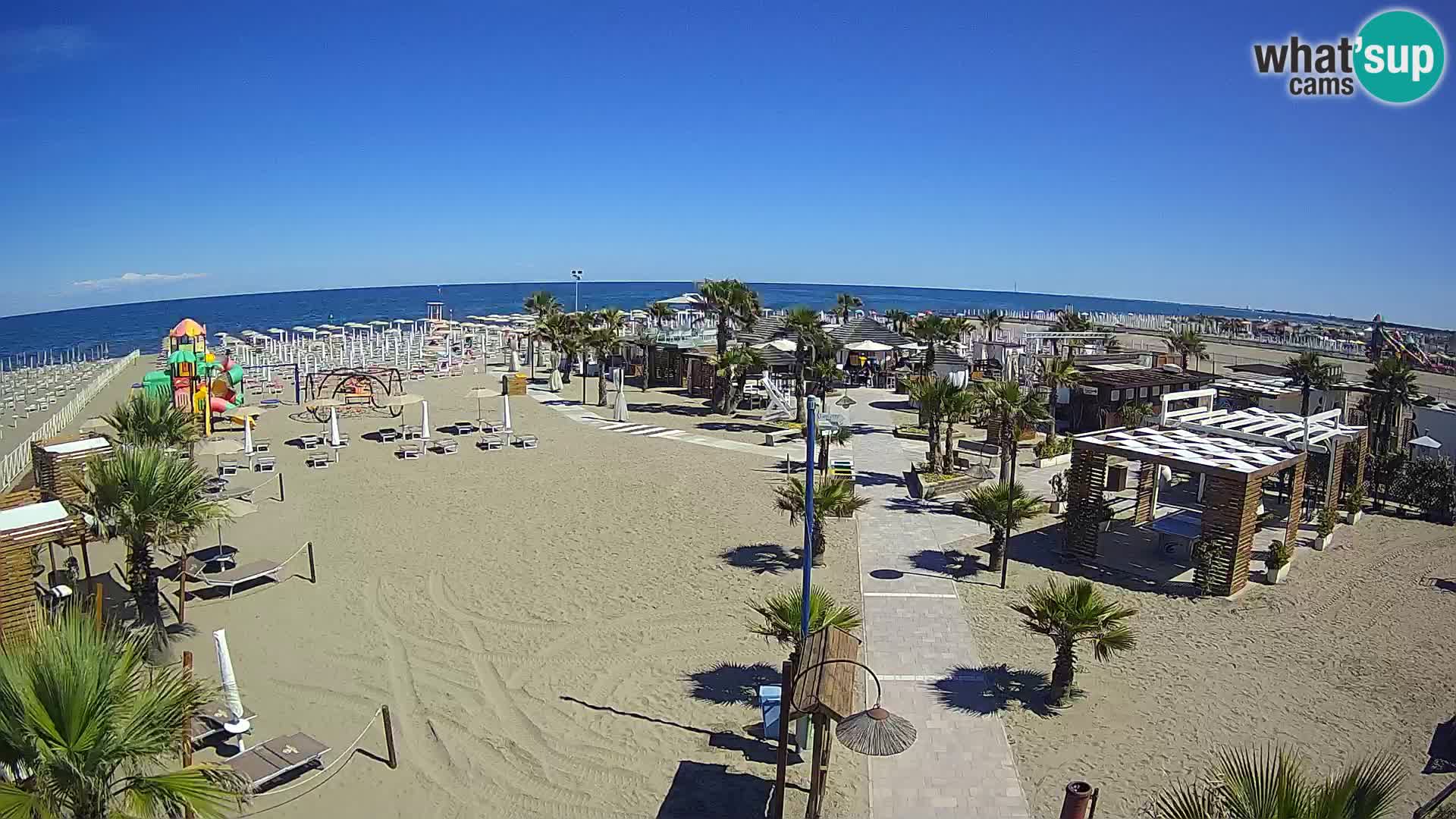 Bagno Primavera Beach – Piazzale Europa Rosolina Mare Strand webcam
