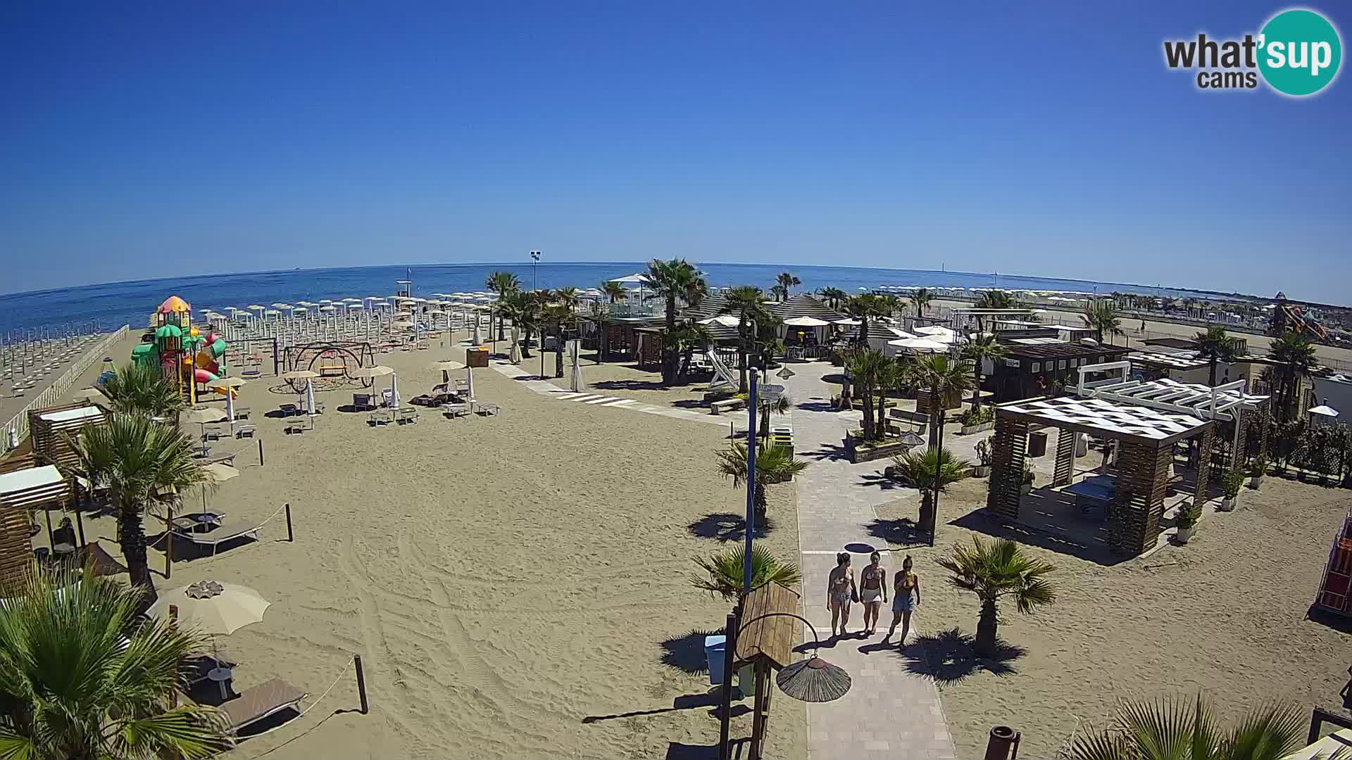 V živo Bagno Primavera Beach – Piazzale Europa Rosolina Mare webcam