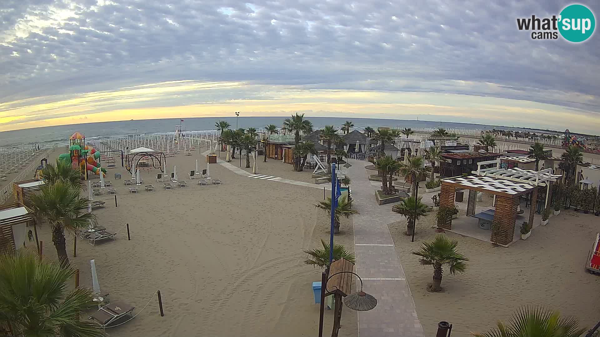 Bagno Primavera Beach – Piazzale Europa Rosolina Mare Strand webcam
