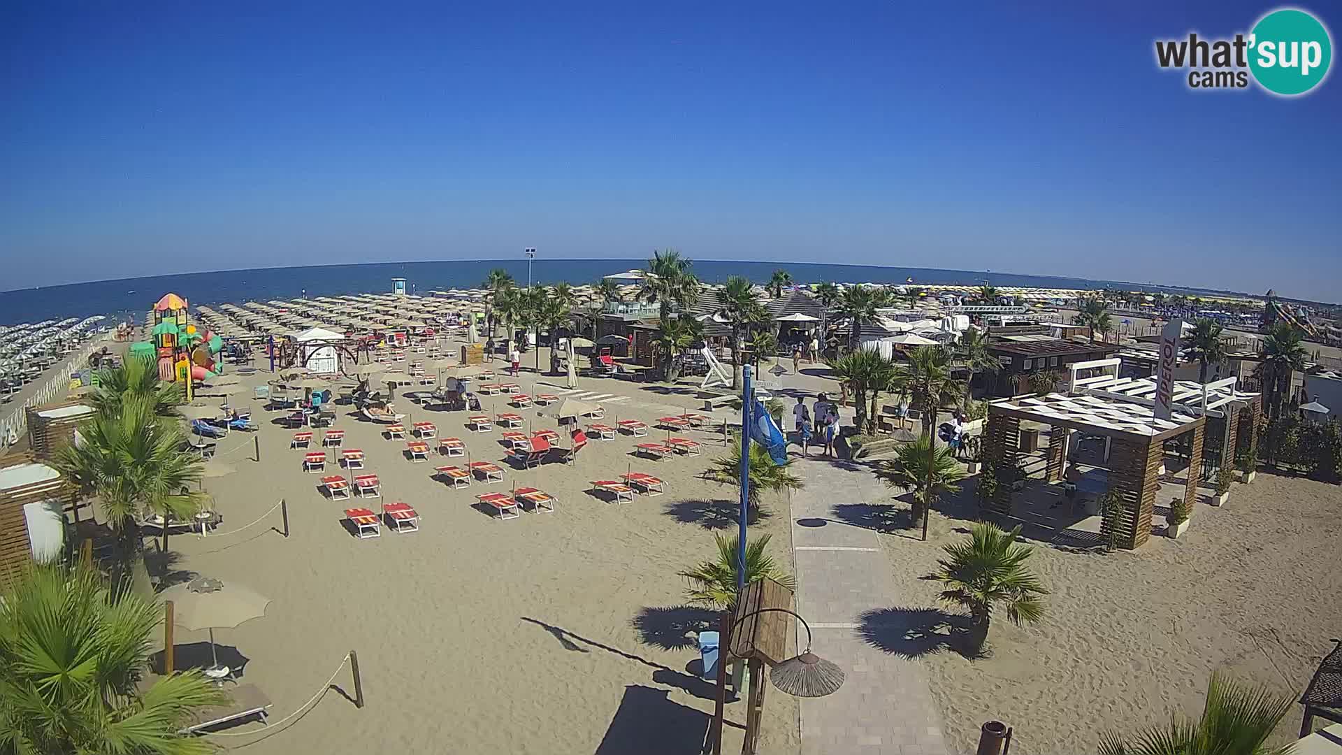 Bagno Primavera Beach – Piazzale Europa Rosolina Mare Strand webcam