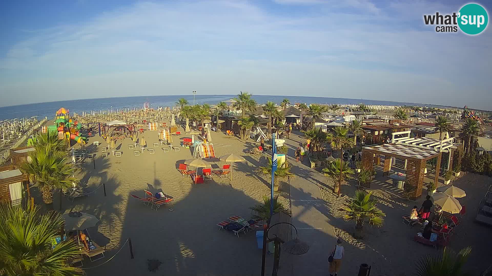Bagno Primavera Beach – Piazzale Europa Rosolina Mare Strand webcam
