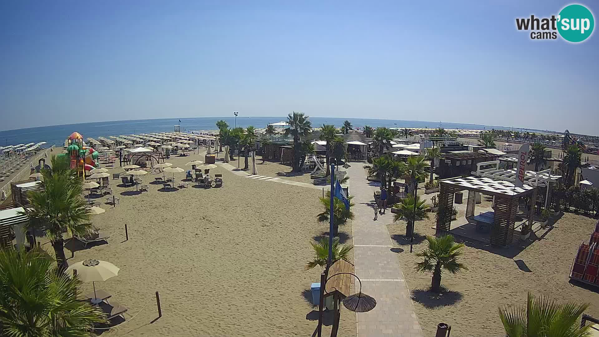 V živo Bagno Primavera Beach – Piazzale Europa Rosolina Mare webcam