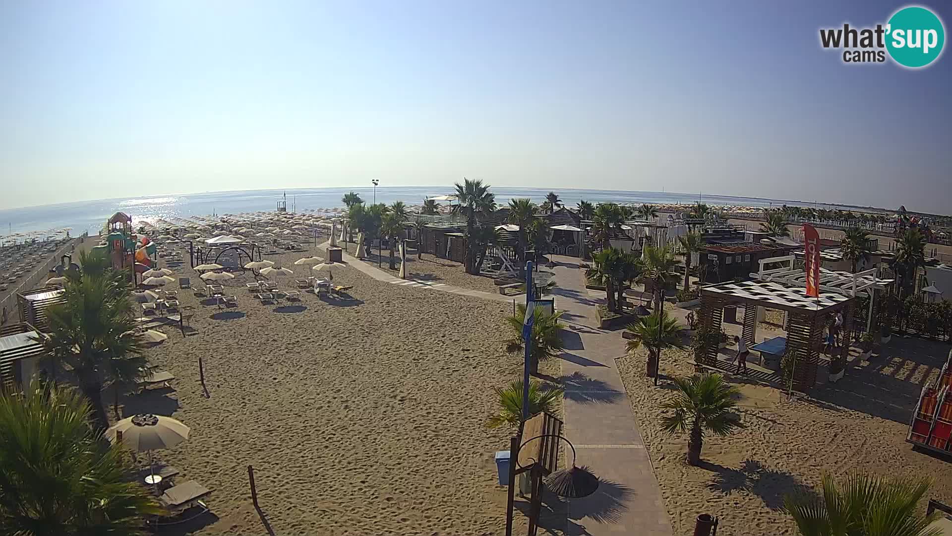 V živo Bagno Primavera Beach – Piazzale Europa Rosolina Mare webcam