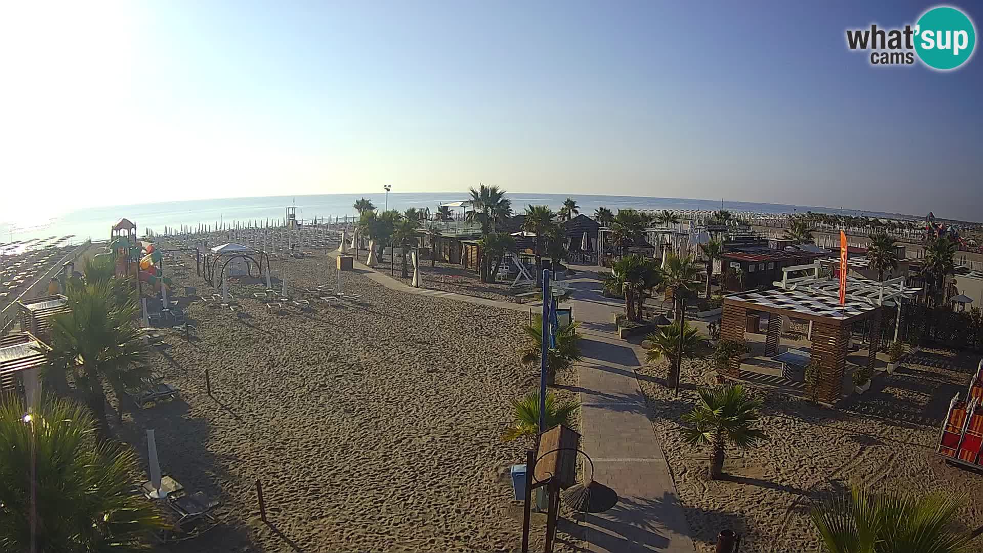 Bagno Primavera Beach – Piazzale Europa Rosolina Mare Strand webcam