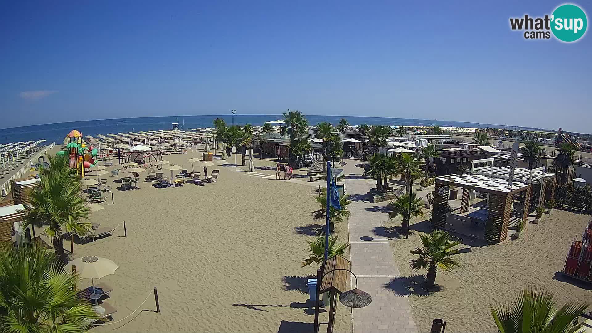 V živo Bagno Primavera Beach – Piazzale Europa Rosolina Mare webcam